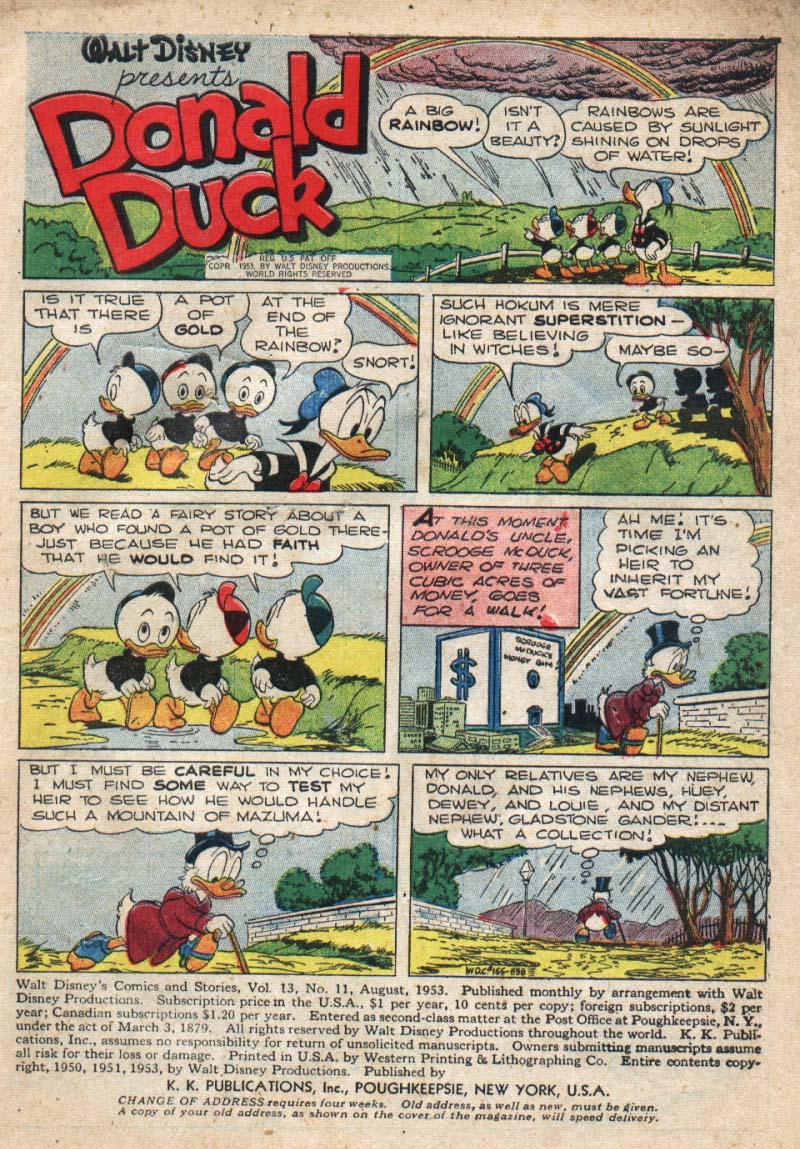 Walt Disney's Comics and Stories issue 155 - Page 3