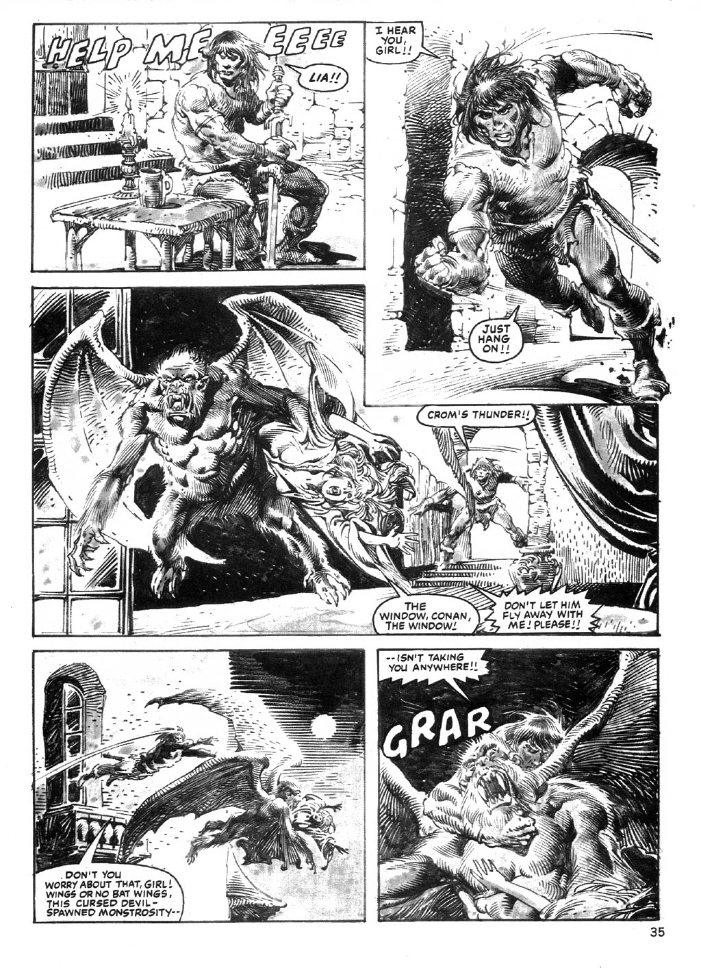Read online The Savage Sword Of Conan comic -  Issue #96 - 35