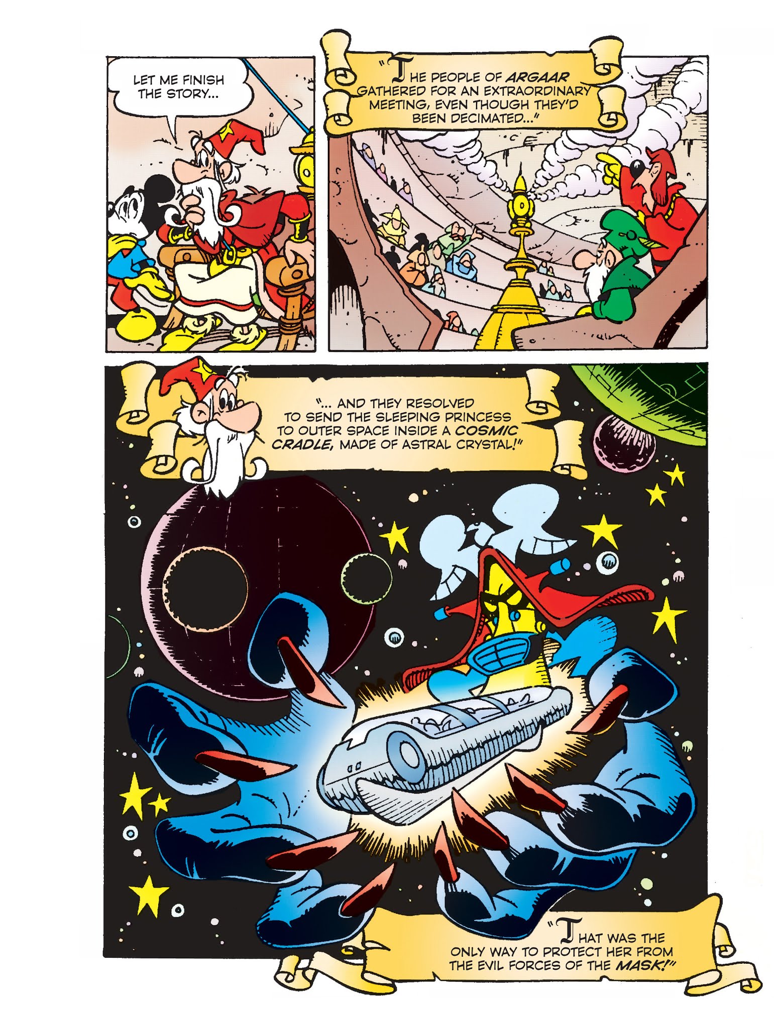 Read online Mickey Mouse and the Sleeping Beauty in the Stars comic -  Issue #1 - 22