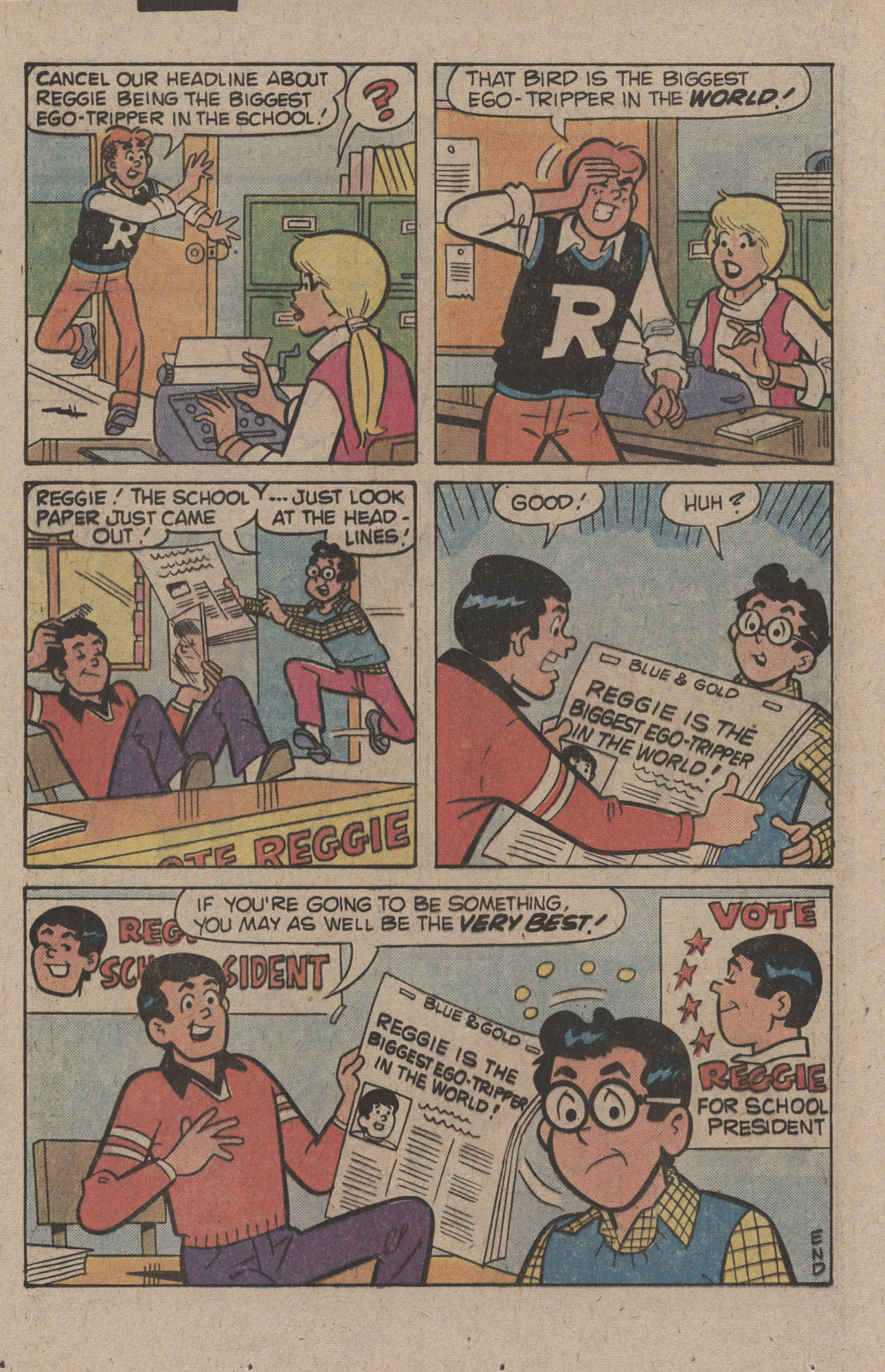 Read online Reggie and Me (1966) comic -  Issue #125 - 24