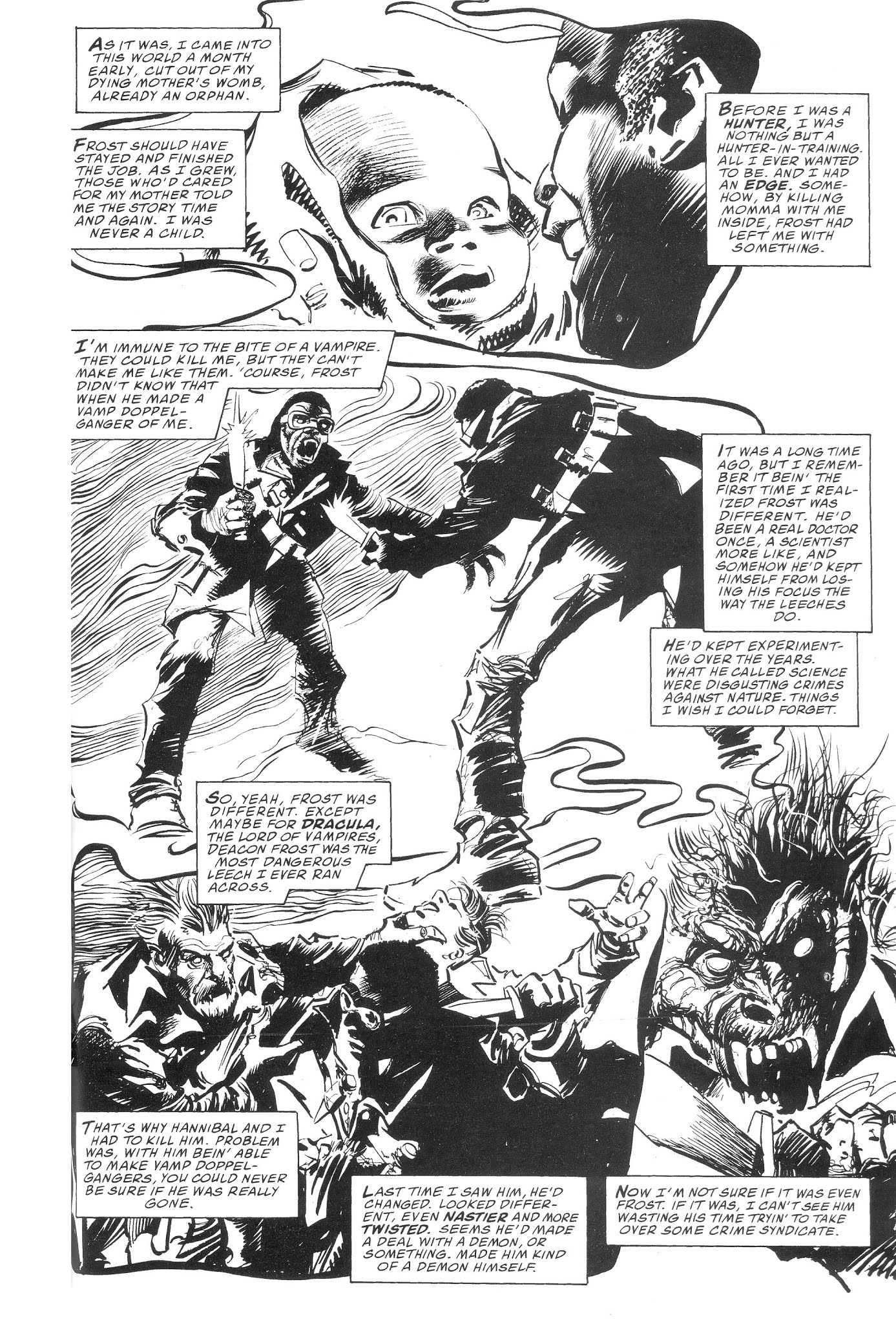 Read online Blade: Black & White comic -  Issue # TPB - 115