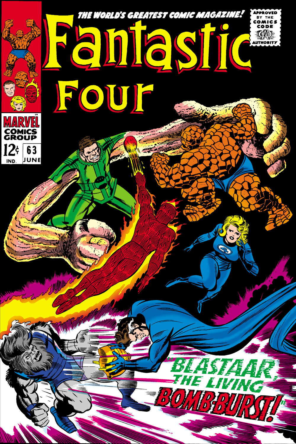 Read online Fantastic Four (1961) comic -  Issue #63 - 1