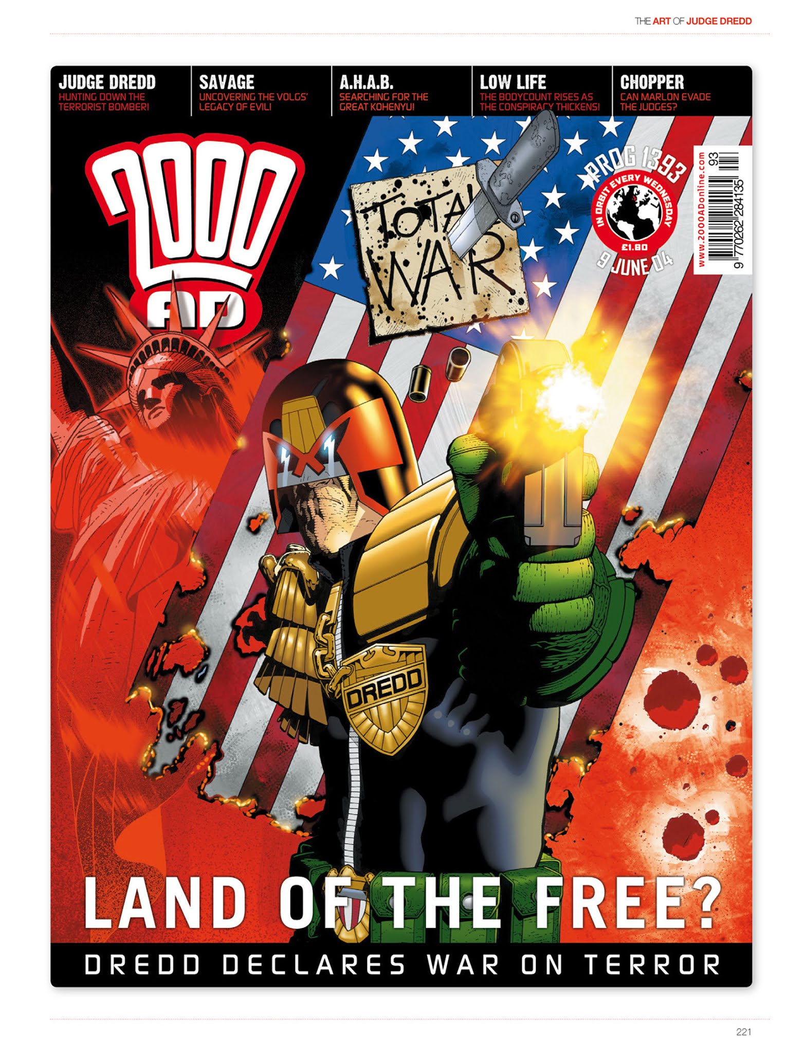 Read online The Art of Judge Dredd: Featuring 35 Years of Zarjaz Covers comic -  Issue # TPB (Part 3) - 41