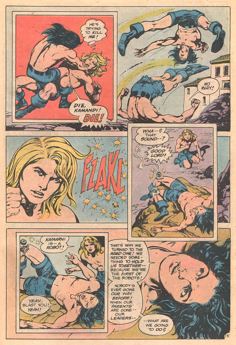 Read online Kamandi, The Last Boy On Earth comic -  Issue #51 - 16