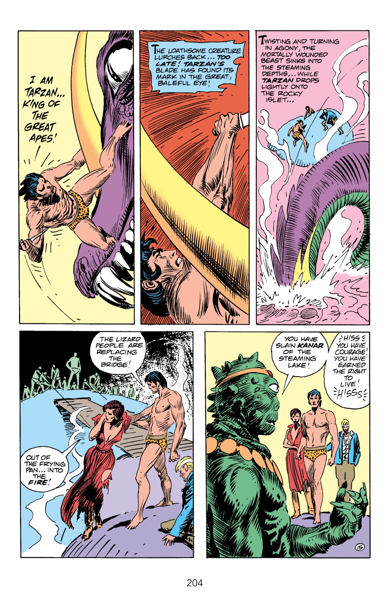 Read online Edgar Rice Burroughs' Tarzan The Joe Kubert Years comic -  Issue # TPB 3 (Part 2) - 94