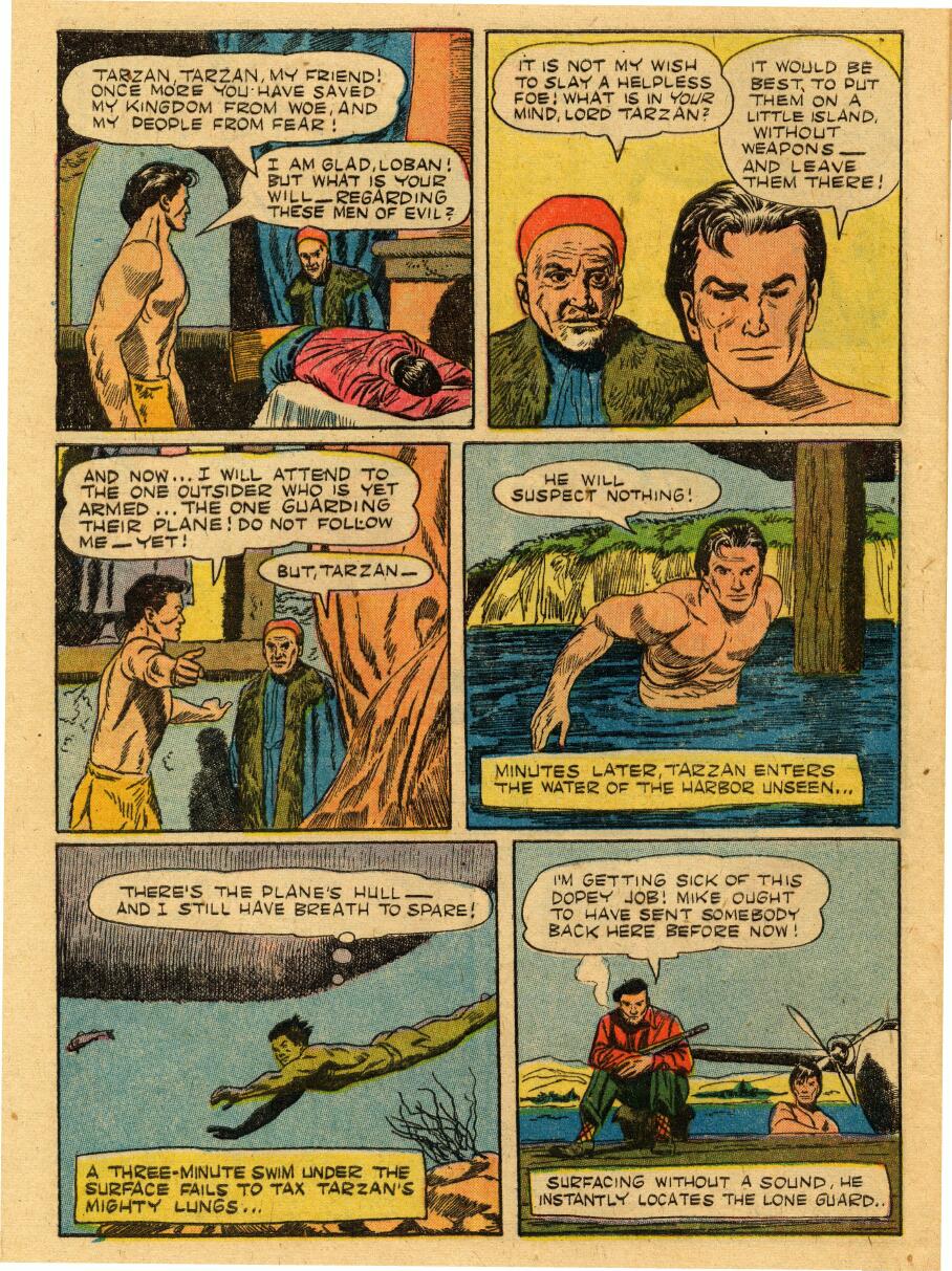 Read online Tarzan (1948) comic -  Issue #53 - 36