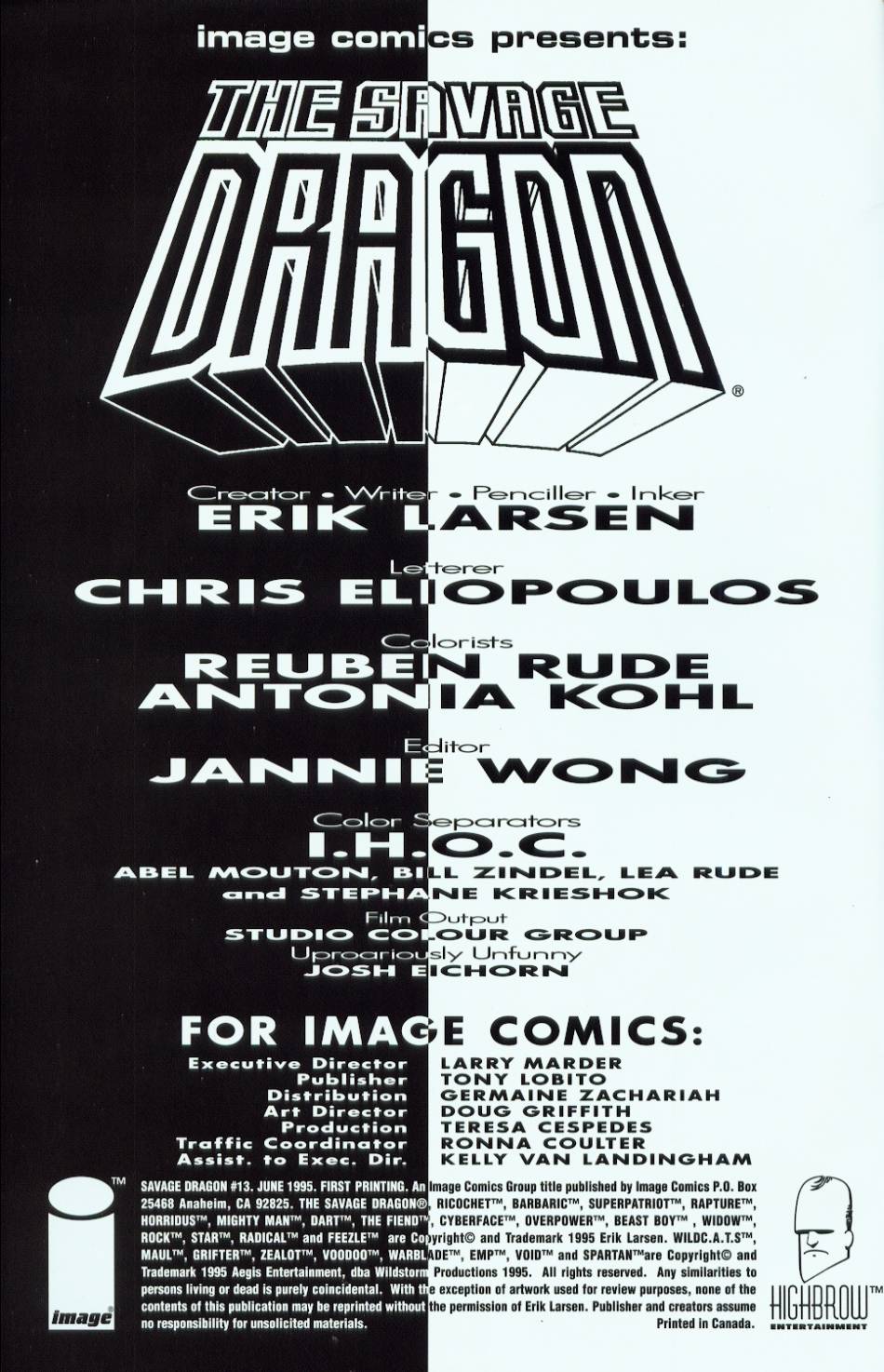 Read online The Savage Dragon (1993) comic -  Issue #13 - 2