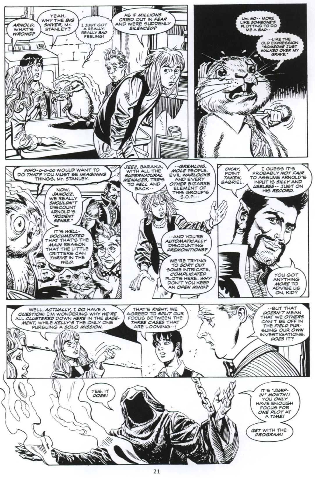 Read online Soulsearchers and Company comic -  Issue #70 - 21