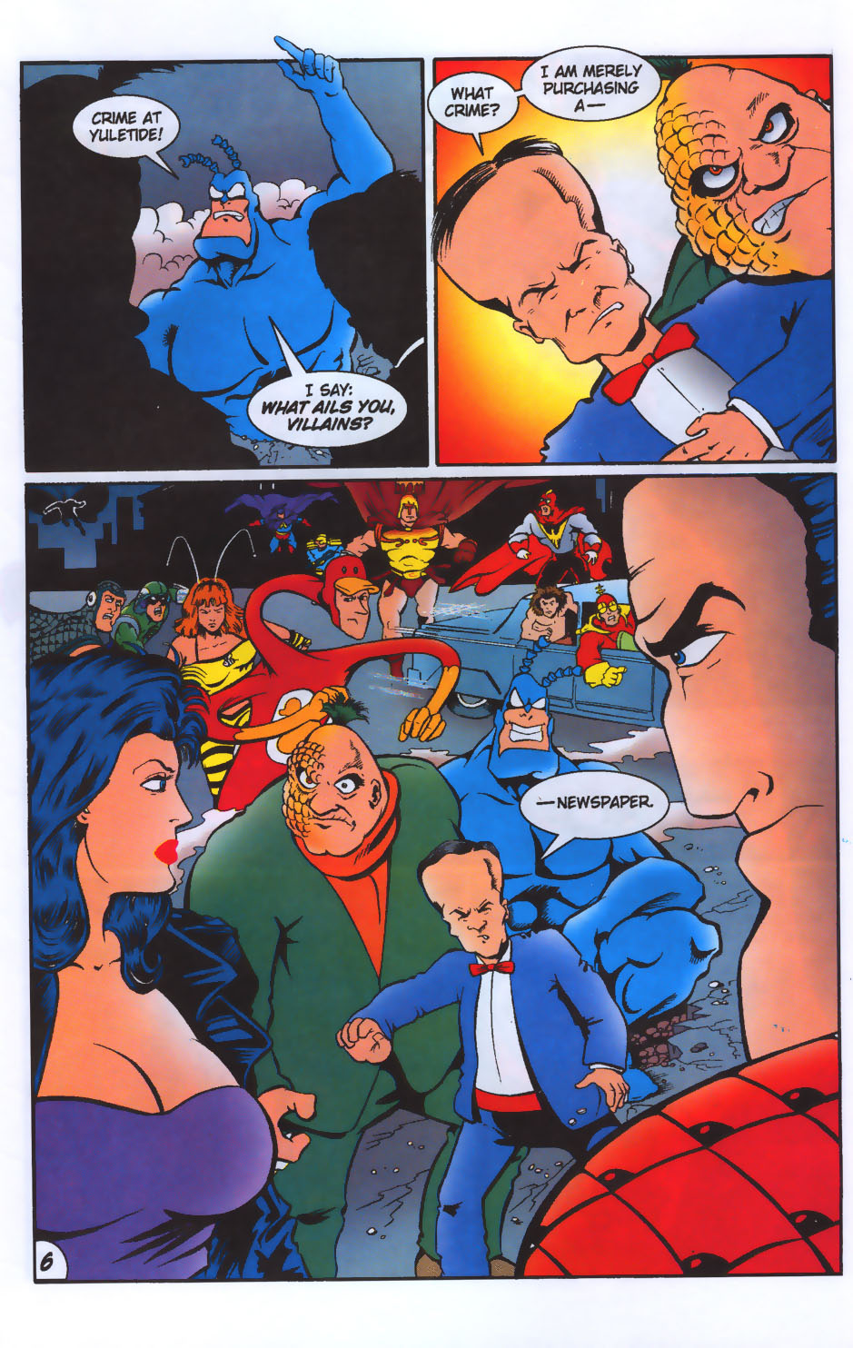 Read online The Tick's Big Xmas Trilogy comic -  Issue #1 - 8