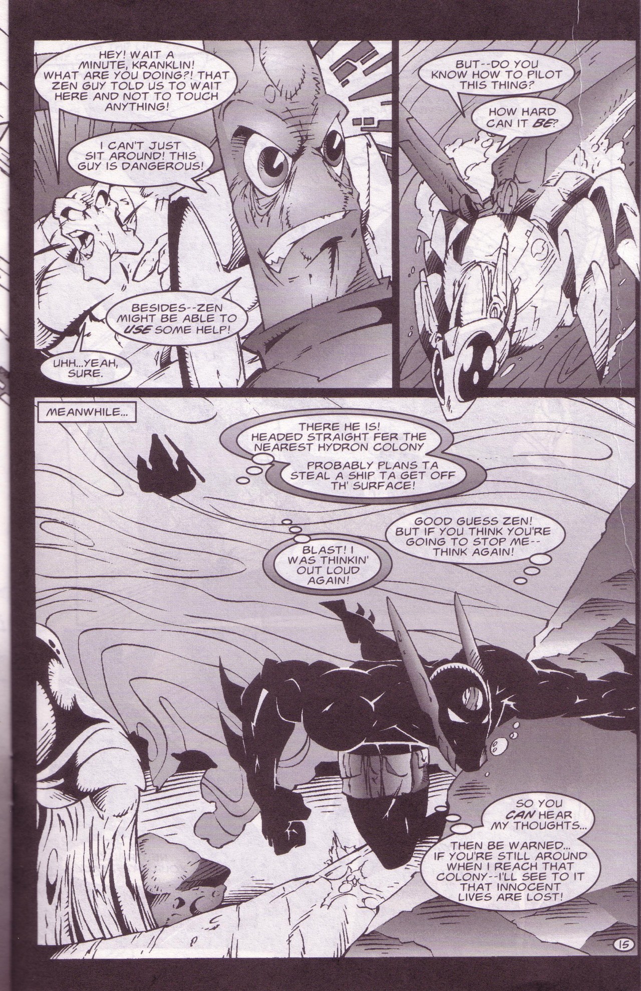 Read online Zen Intergalactic Ninja: Starquest comic -  Issue #5 - 17