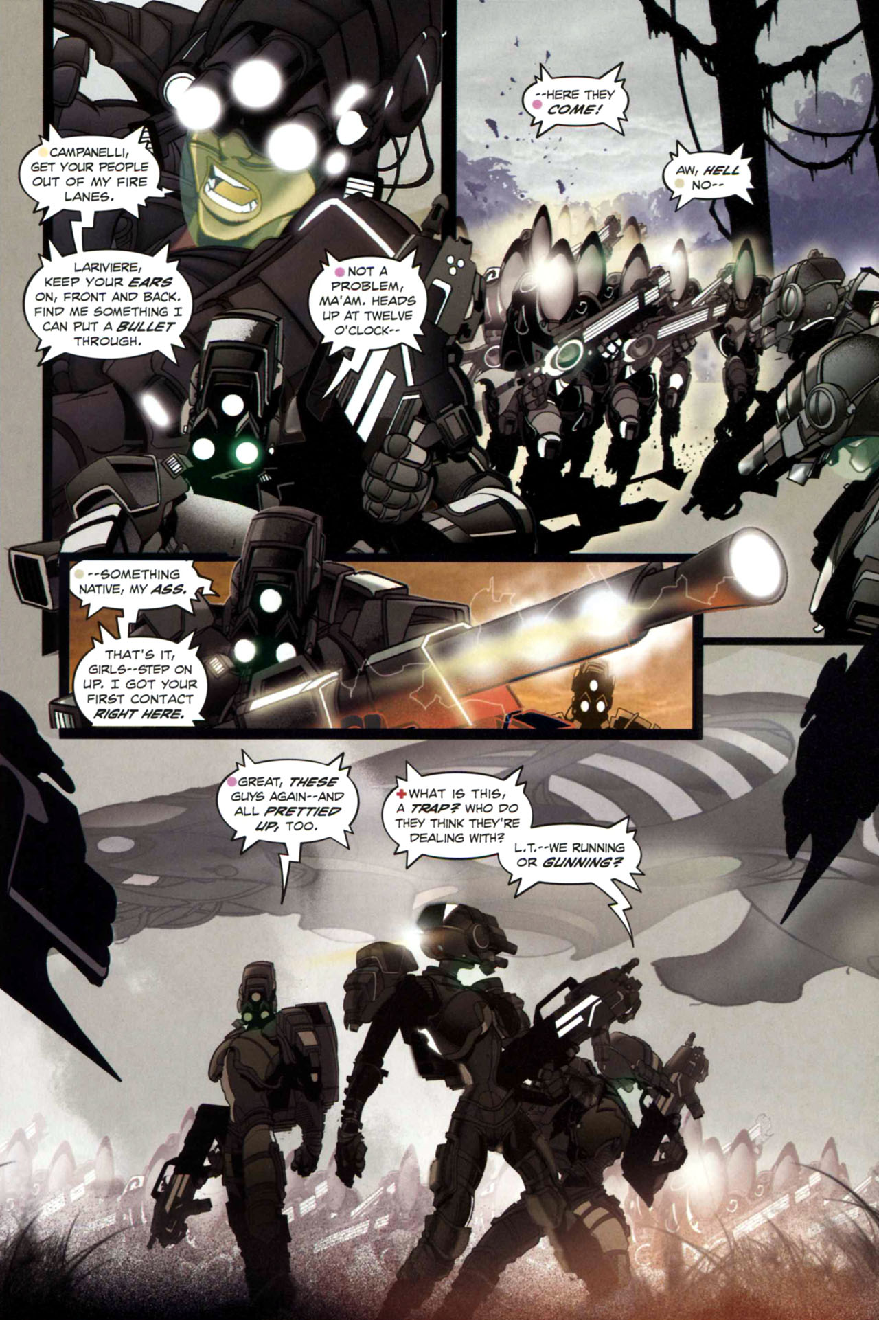 Read online Starship Troopers (2007) comic -  Issue #6 - 22