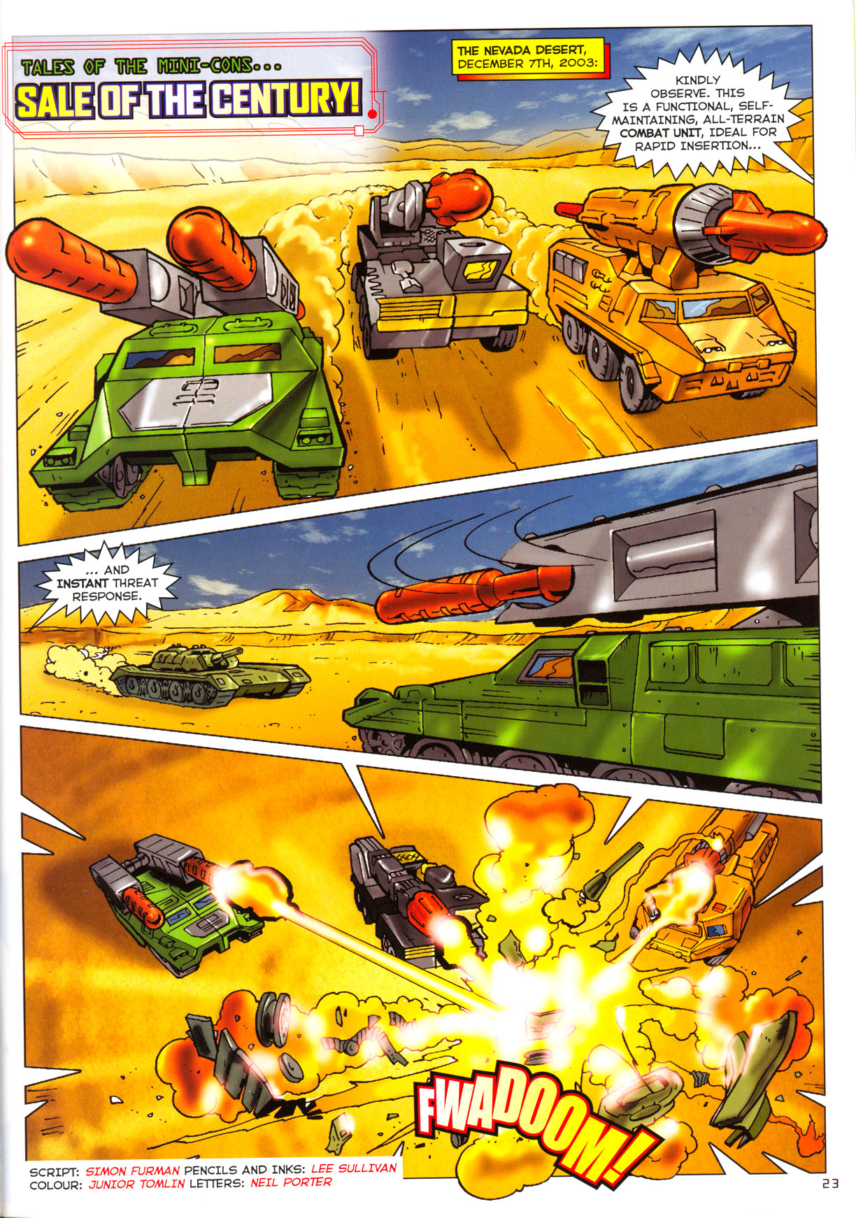 Read online Transformers: Armada (2003) comic -  Issue #7 - 17