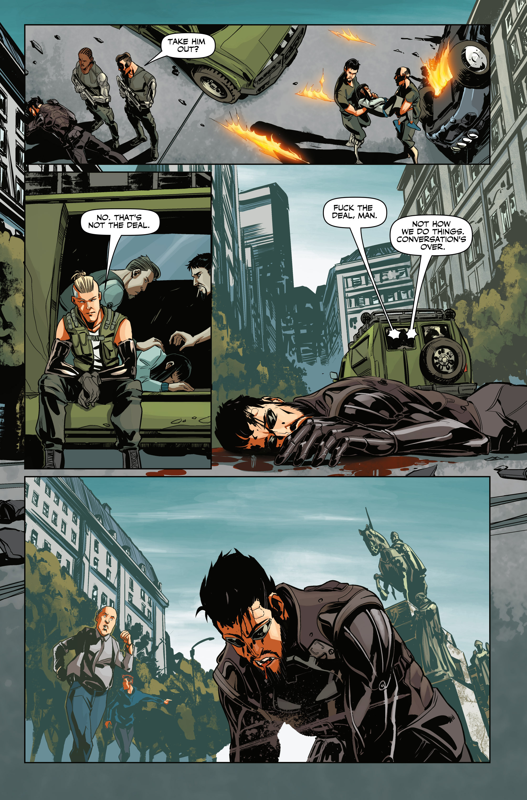 Read online Deus Ex: Children's Crusade comic -  Issue #3 - 22