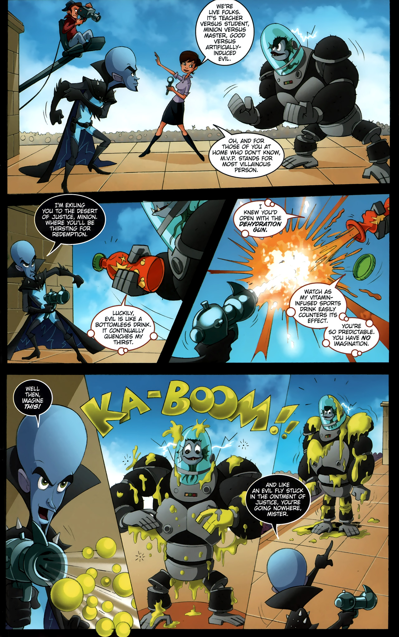 Read online Megamind: Bad. Blue. Brilliant. comic -  Issue #2 - 17