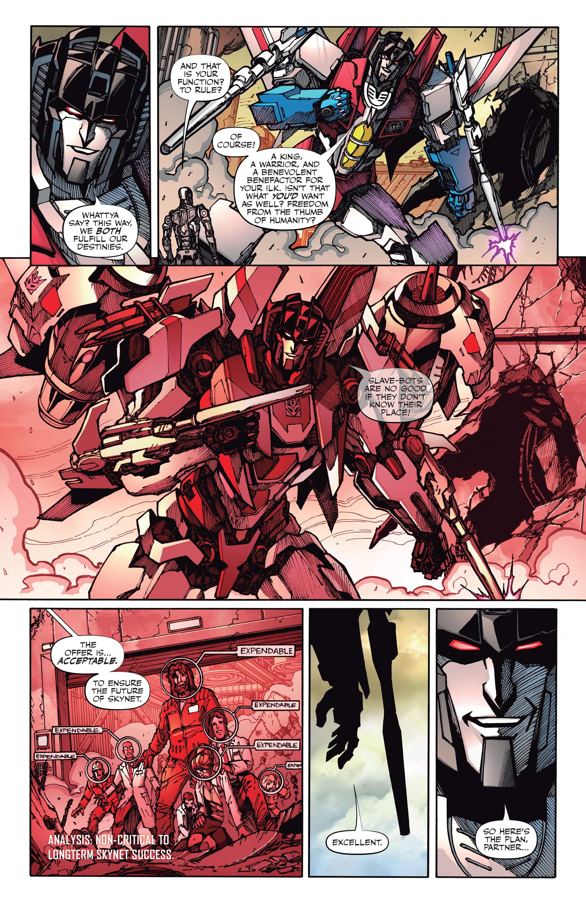 Read online Transformers vs. the Terminator comic -  Issue #4 - 4