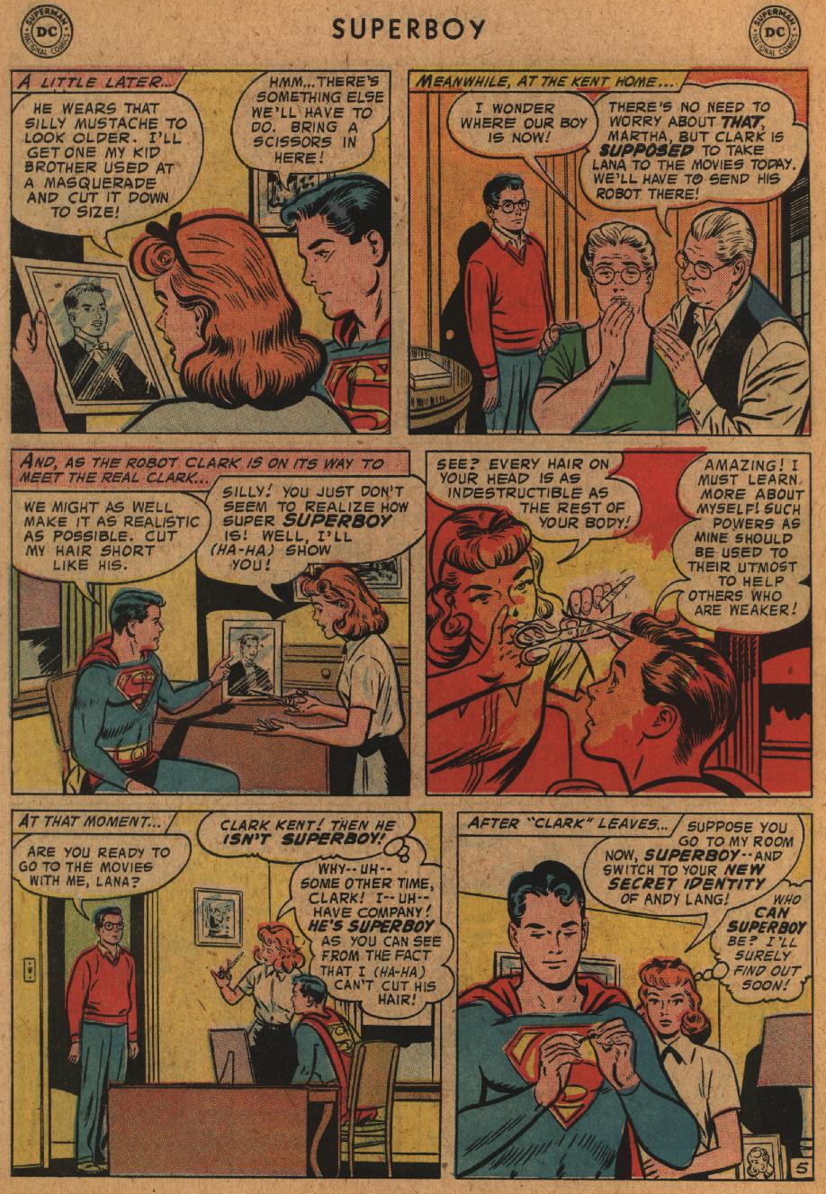 Read online Superboy (1949) comic -  Issue #63 - 26