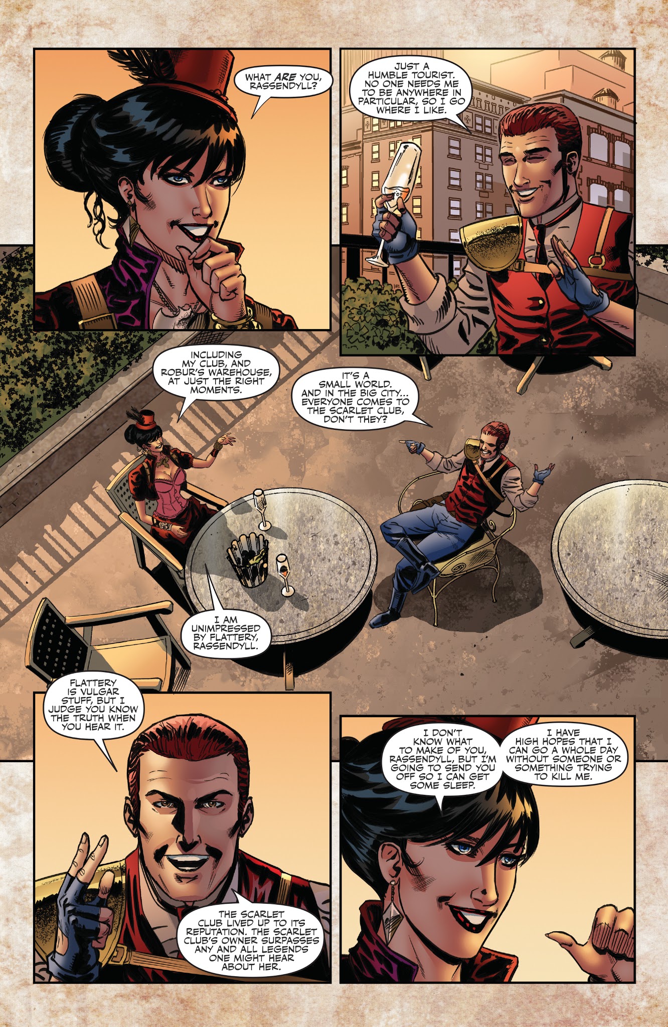 Read online Legenderry: Vampirella comic -  Issue # _TPB - 54