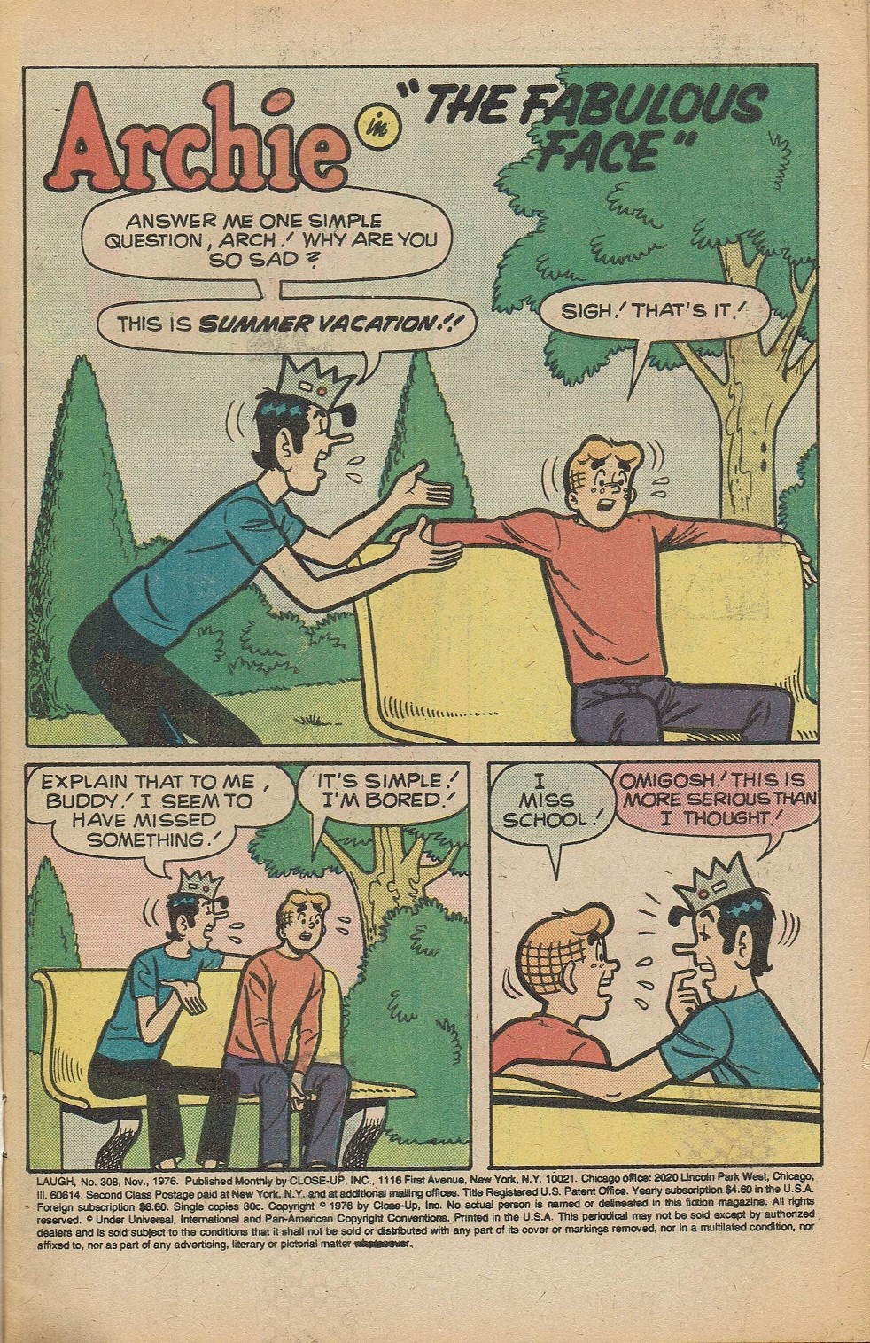 Read online Laugh (Comics) comic -  Issue #308 - 3