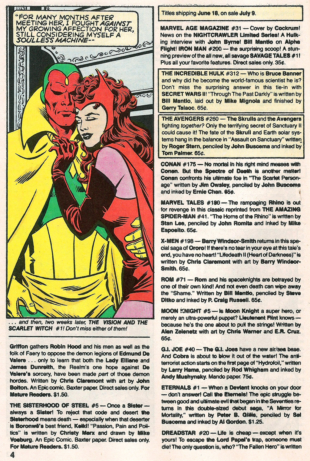 Read online Marvel Age comic -  Issue #30 - 6