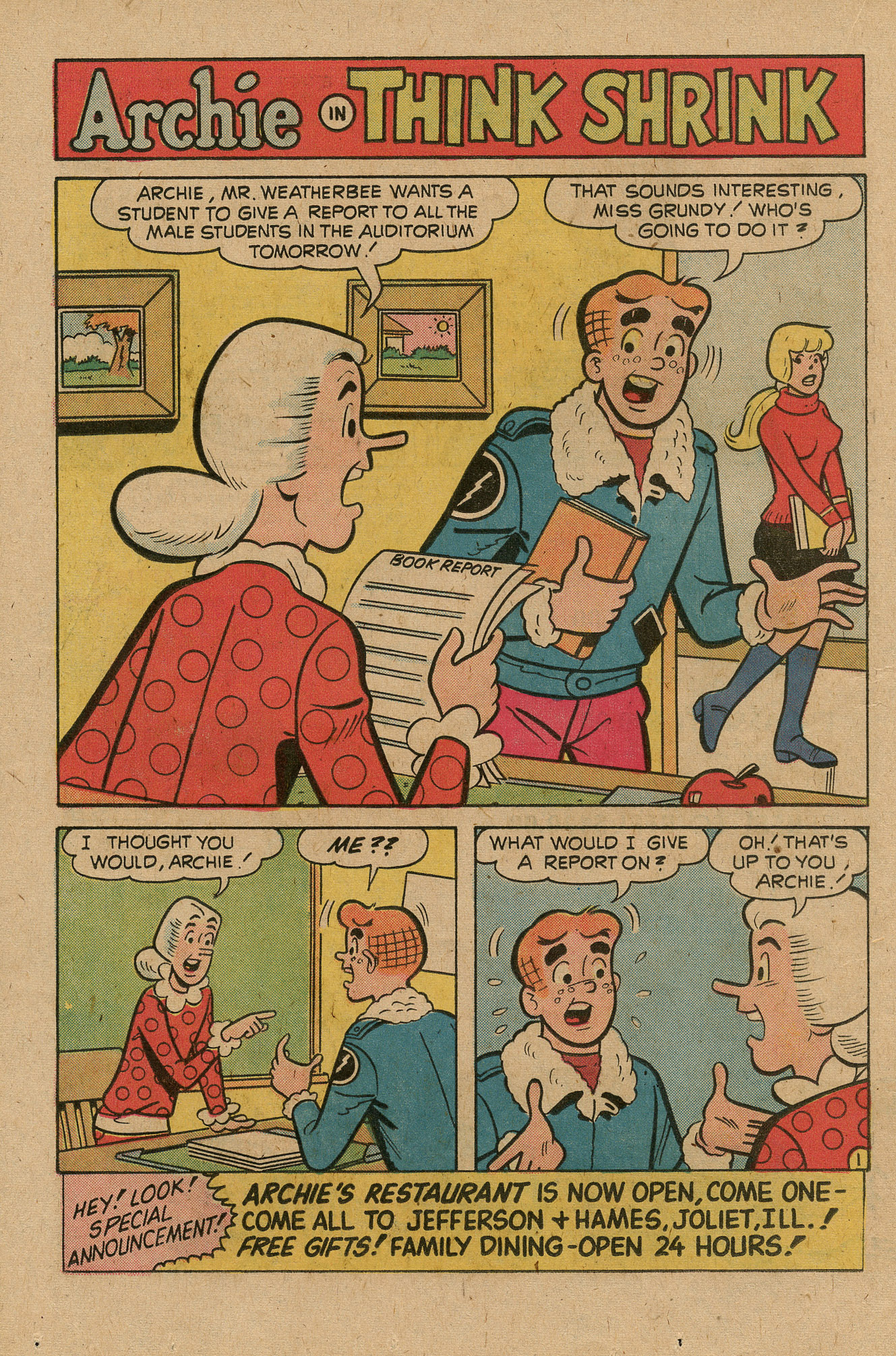 Read online Archie's TV Laugh-Out comic -  Issue #24 - 13
