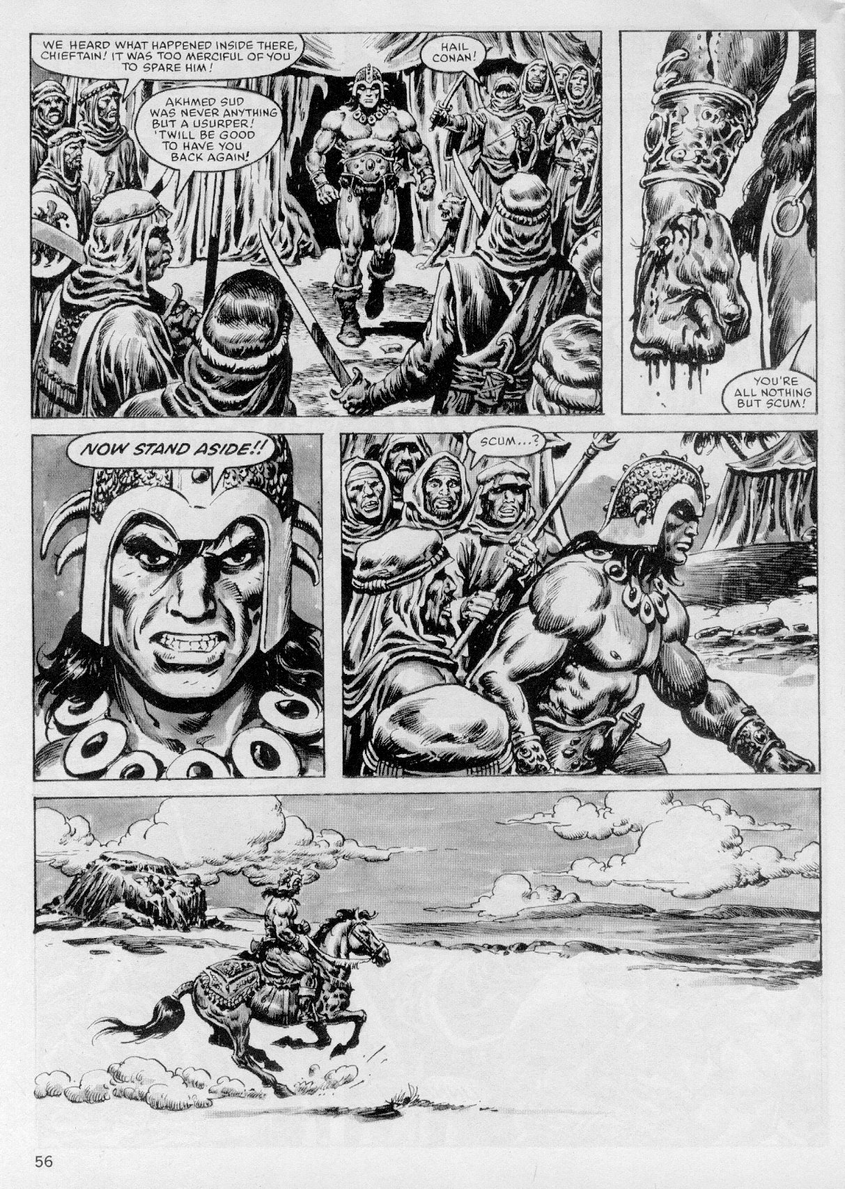 Read online The Savage Sword Of Conan comic -  Issue #102 - 56