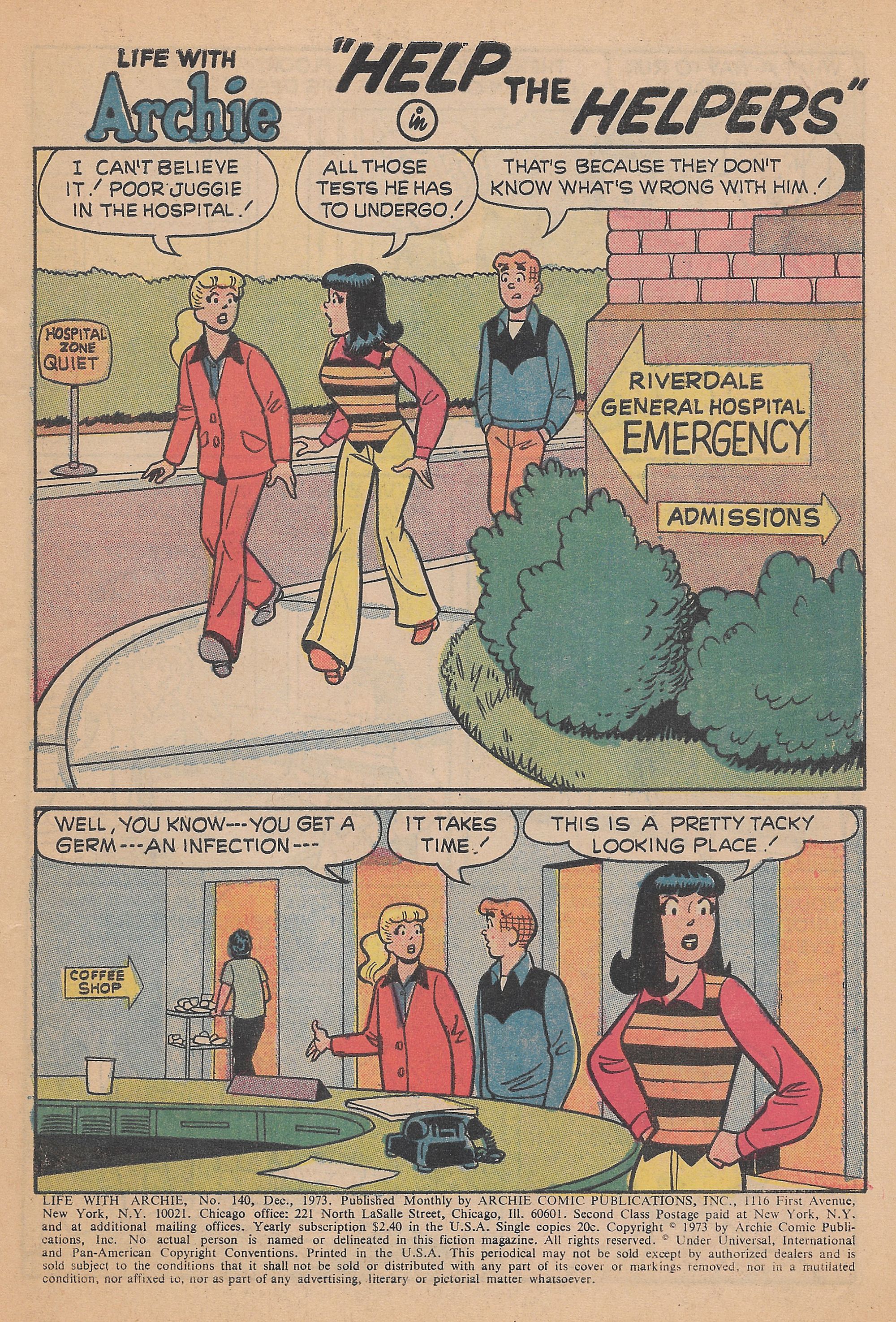 Read online Life With Archie (1958) comic -  Issue #140 - 3