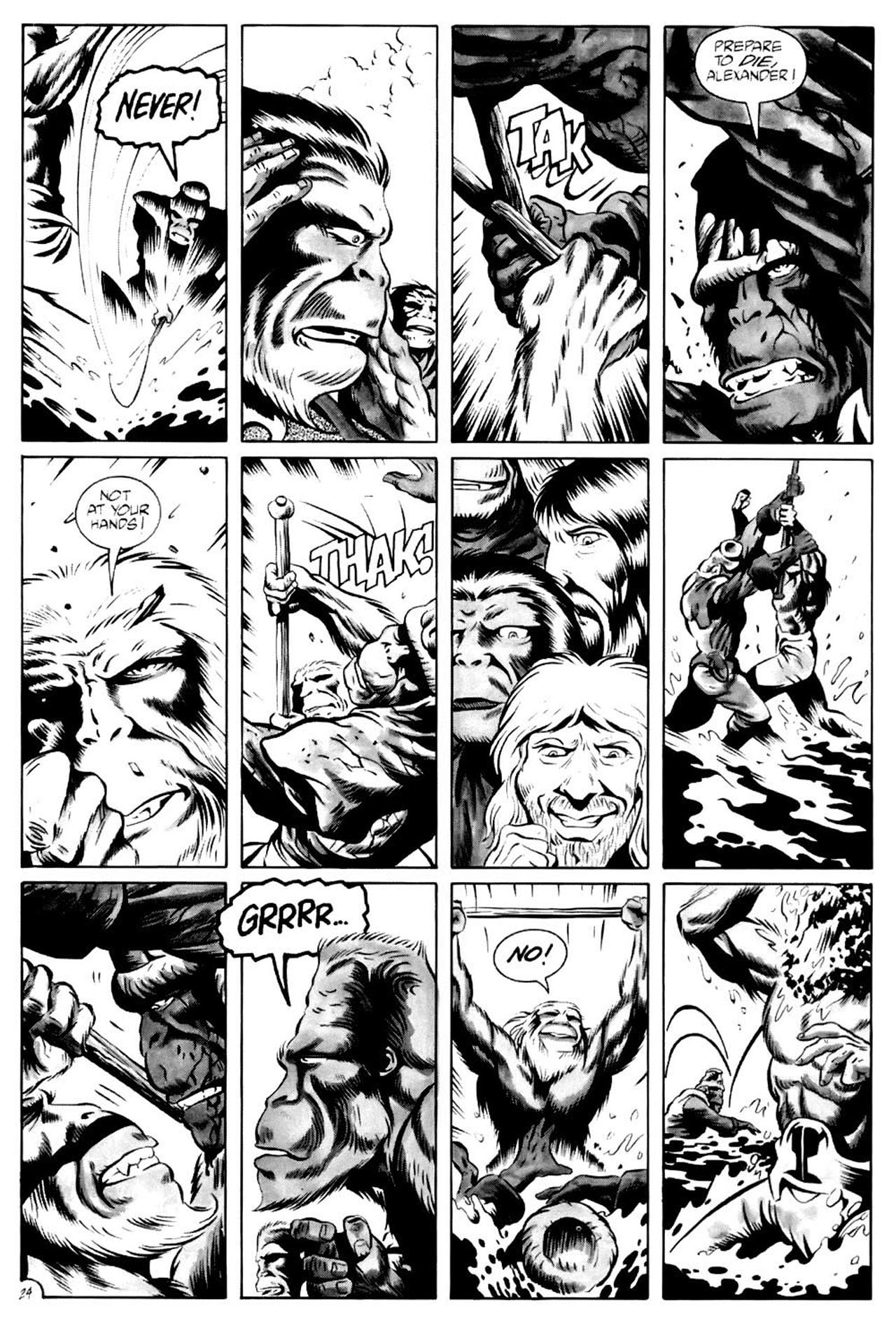 Read online Planet of the Apes (1990) comic -  Issue #4 - 26