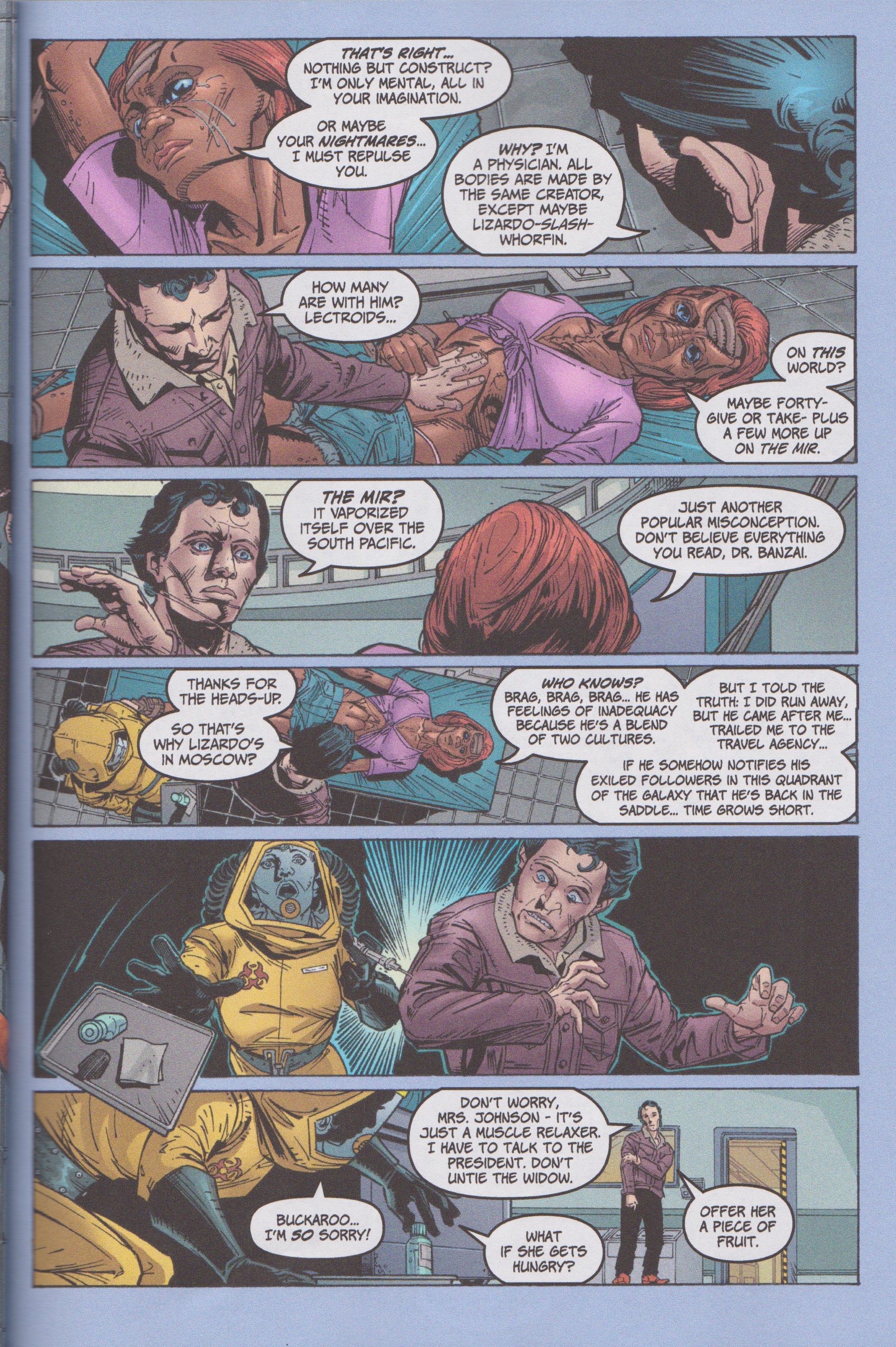 Read online Buckaroo Banzai: Return of the Screw (2007) comic -  Issue # TPB - 46