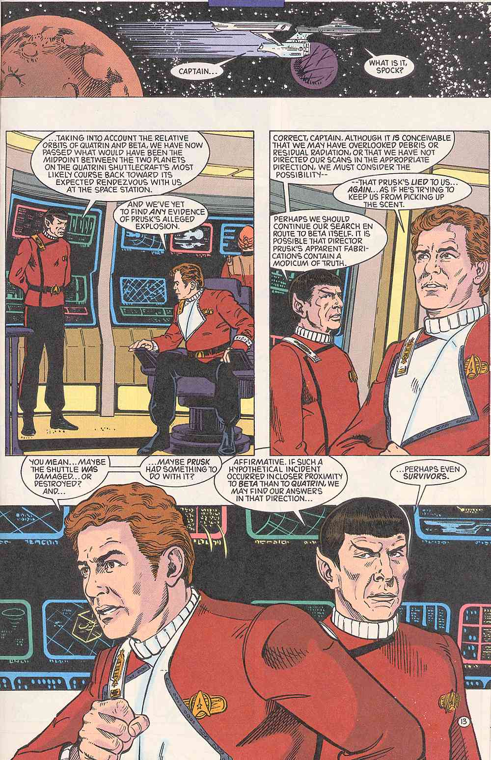 Read online Star Trek (1989) comic -  Issue #32 - 16