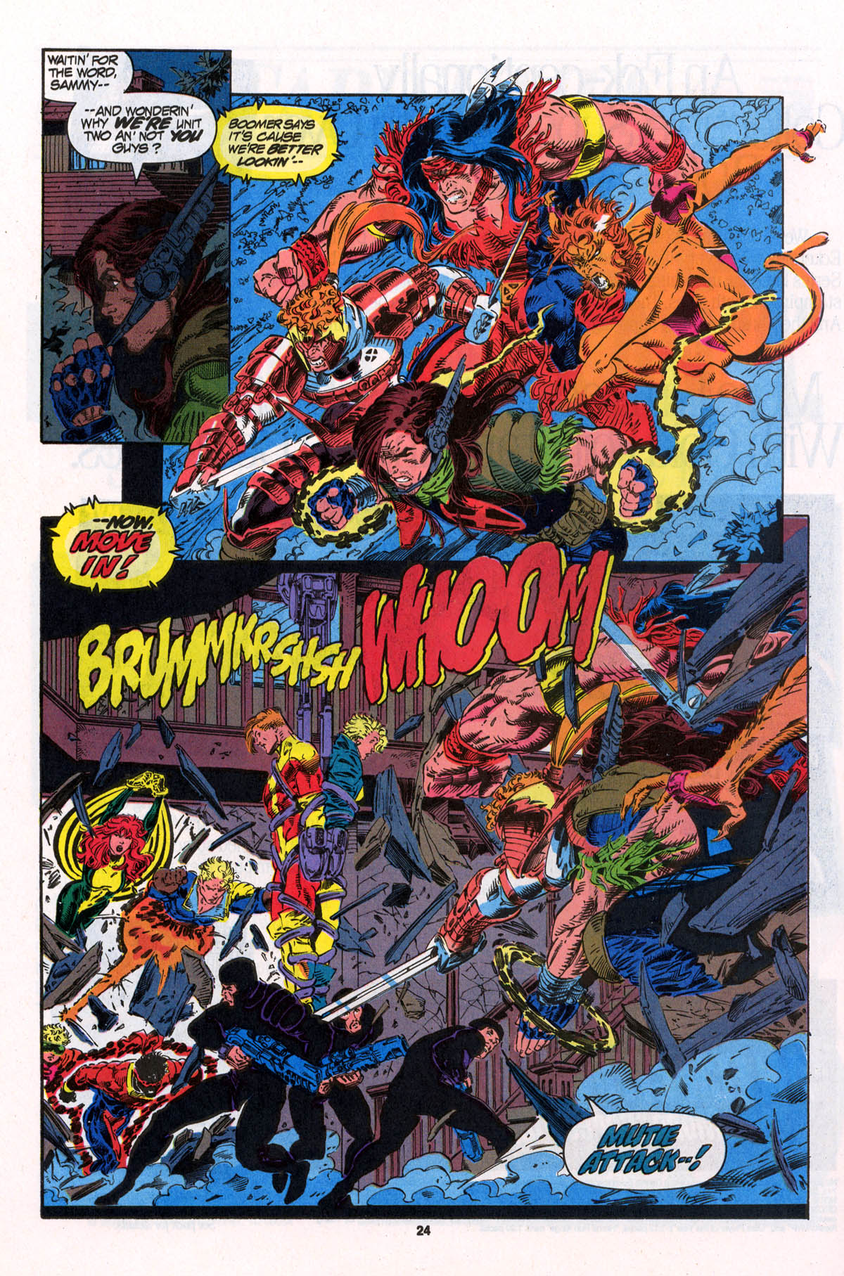 Read online X-Force (1991) comic -  Issue #24 - 36