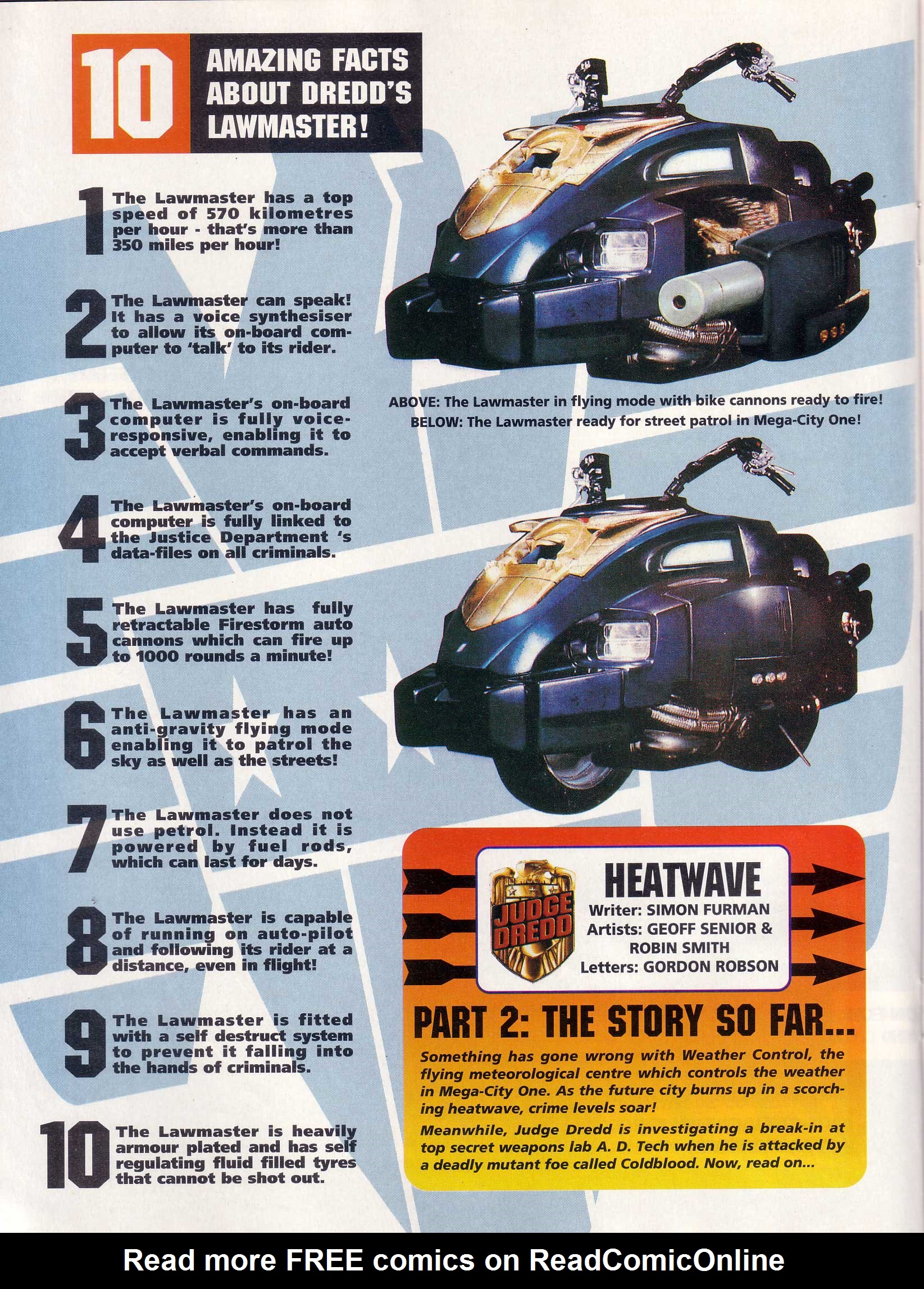 Read online Judge Dredd Lawman of the Future comic -  Issue #2 - 20