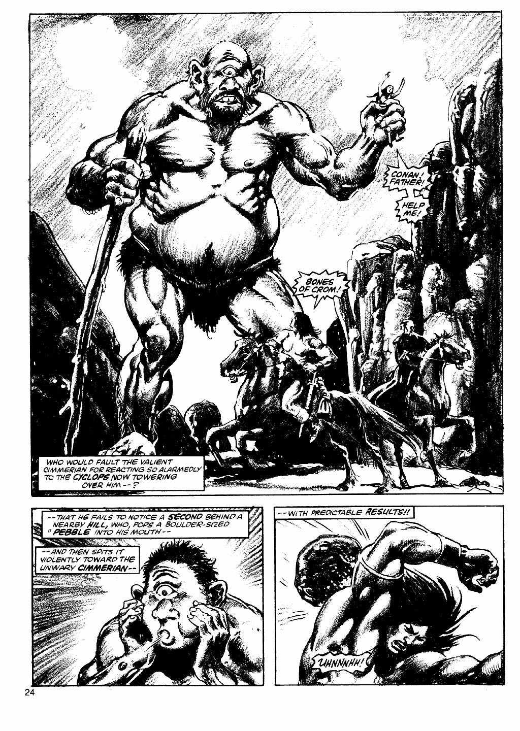 Read online The Savage Sword Of Conan comic -  Issue #83 - 24