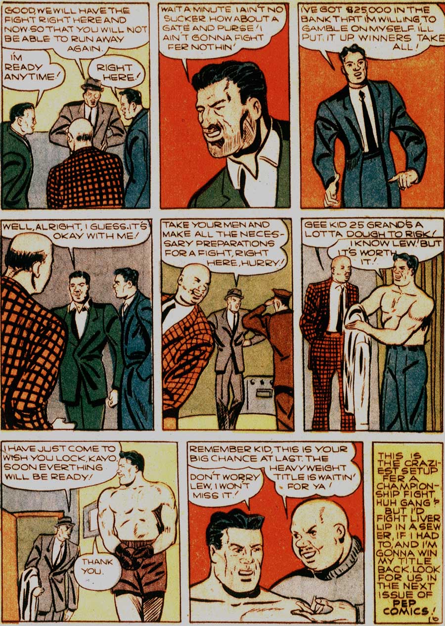 Read online Pep Comics comic -  Issue #25 - 61