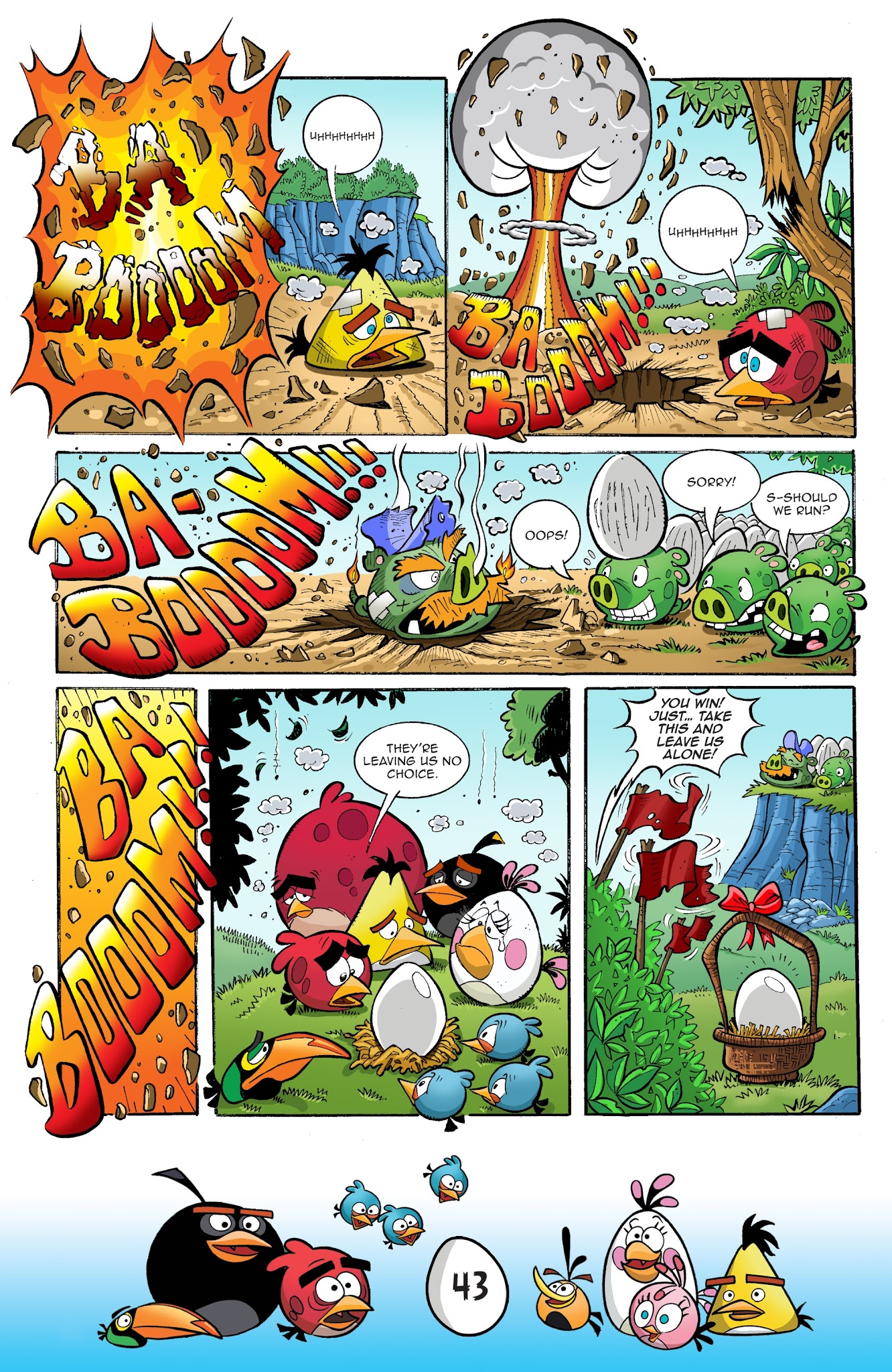 Read online Angry Birds Comics Quarterly comic -  Issue # Issue Monsters and Mistletoe - 45