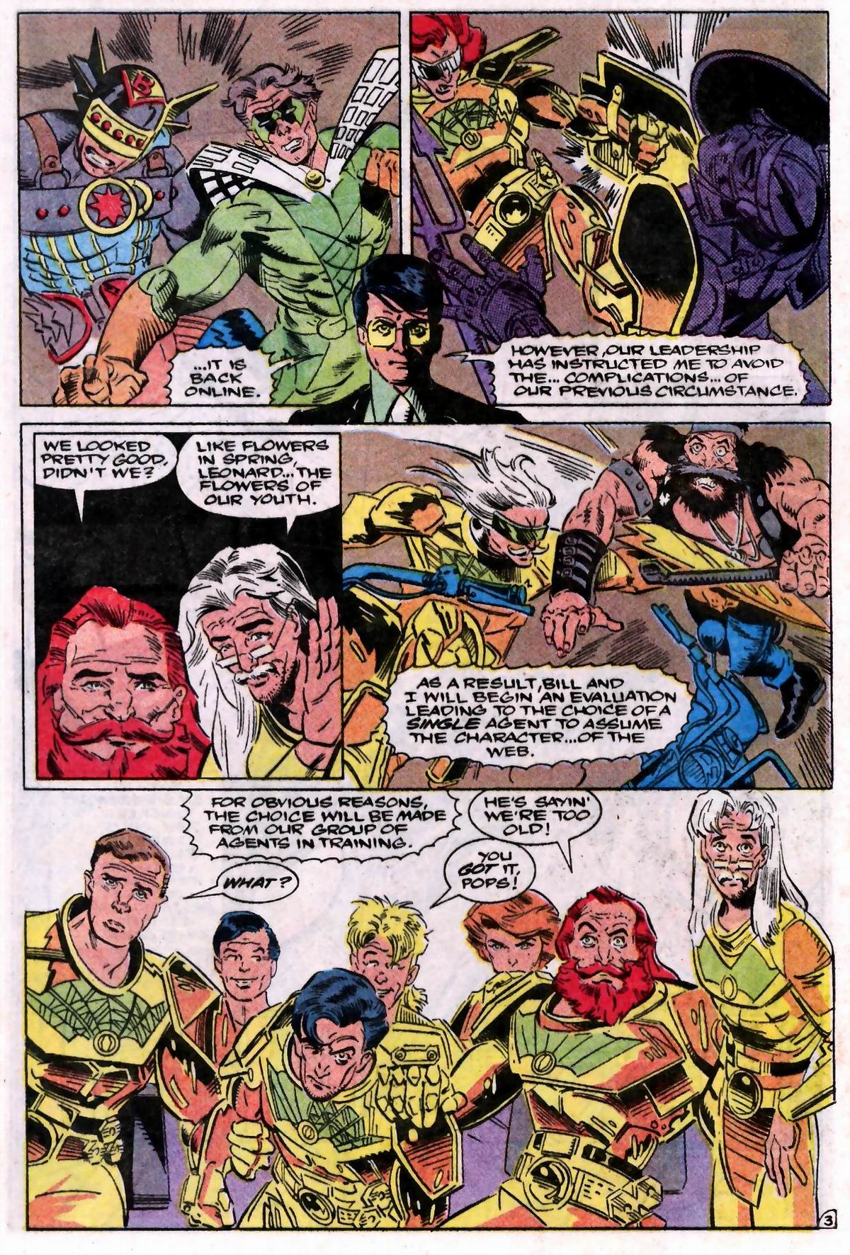 Read online The Web (1991) comic -  Issue #3 - 4