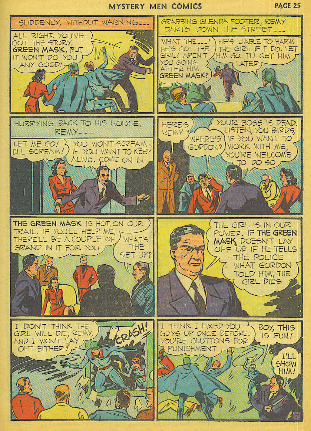 Read online Mystery Men Comics comic -  Issue #23 - 27