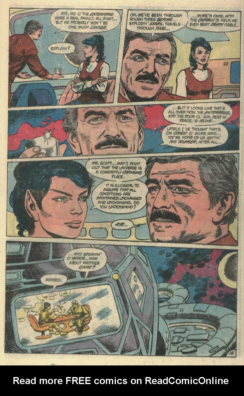 Read online Star Trek (1984) comic -  Issue #9 - 16