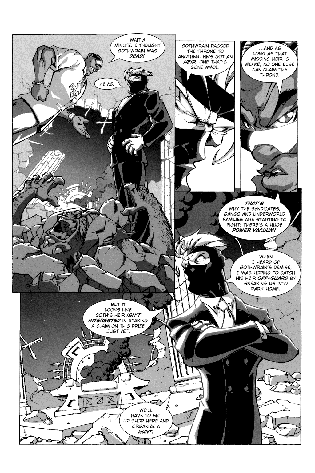Read online Gold Digger: Throne of Shadows comic -  Issue #1 - 8