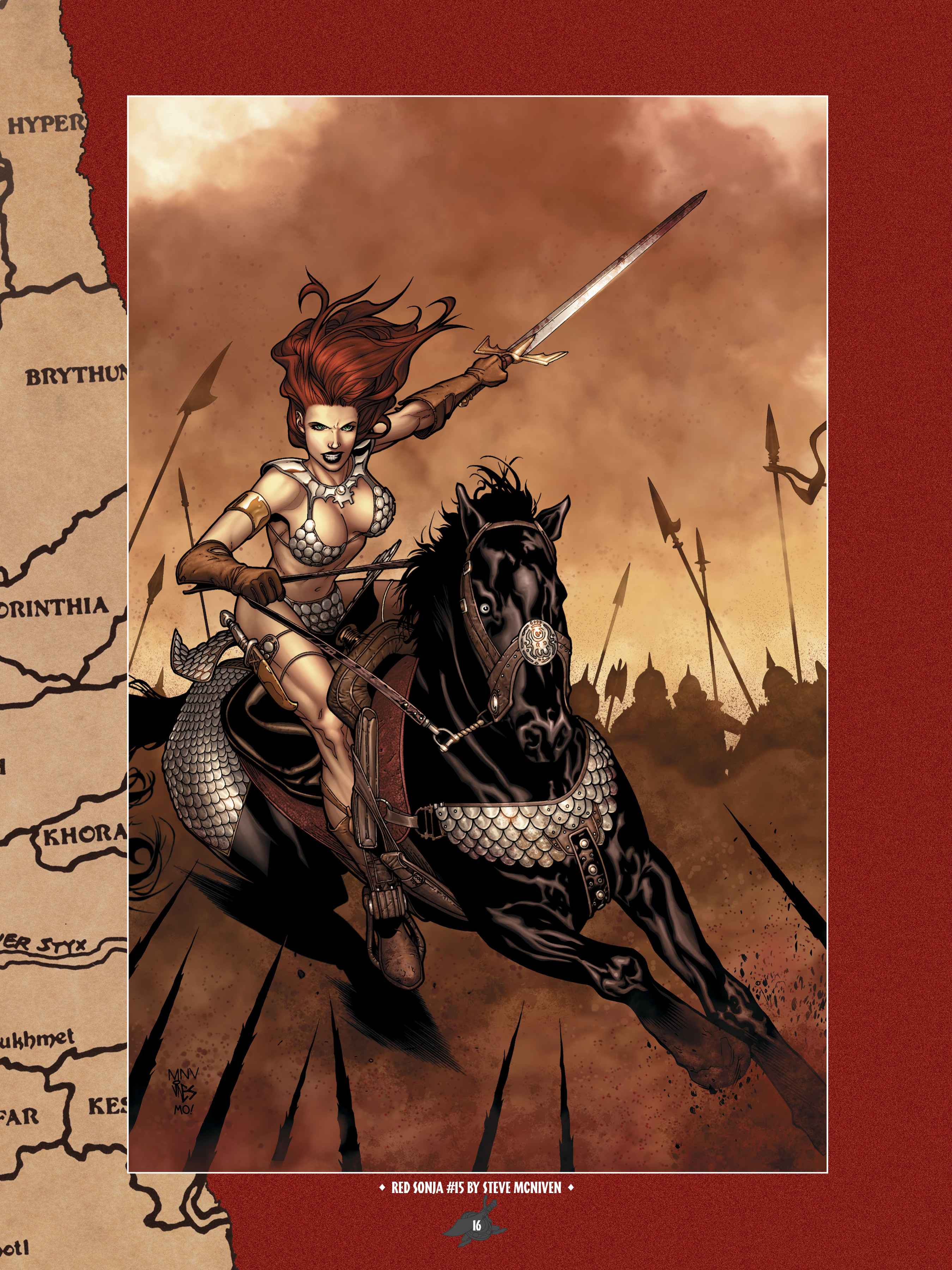 Read online The Art of Red Sonja comic -  Issue # TPB 1 (Part 1) - 17