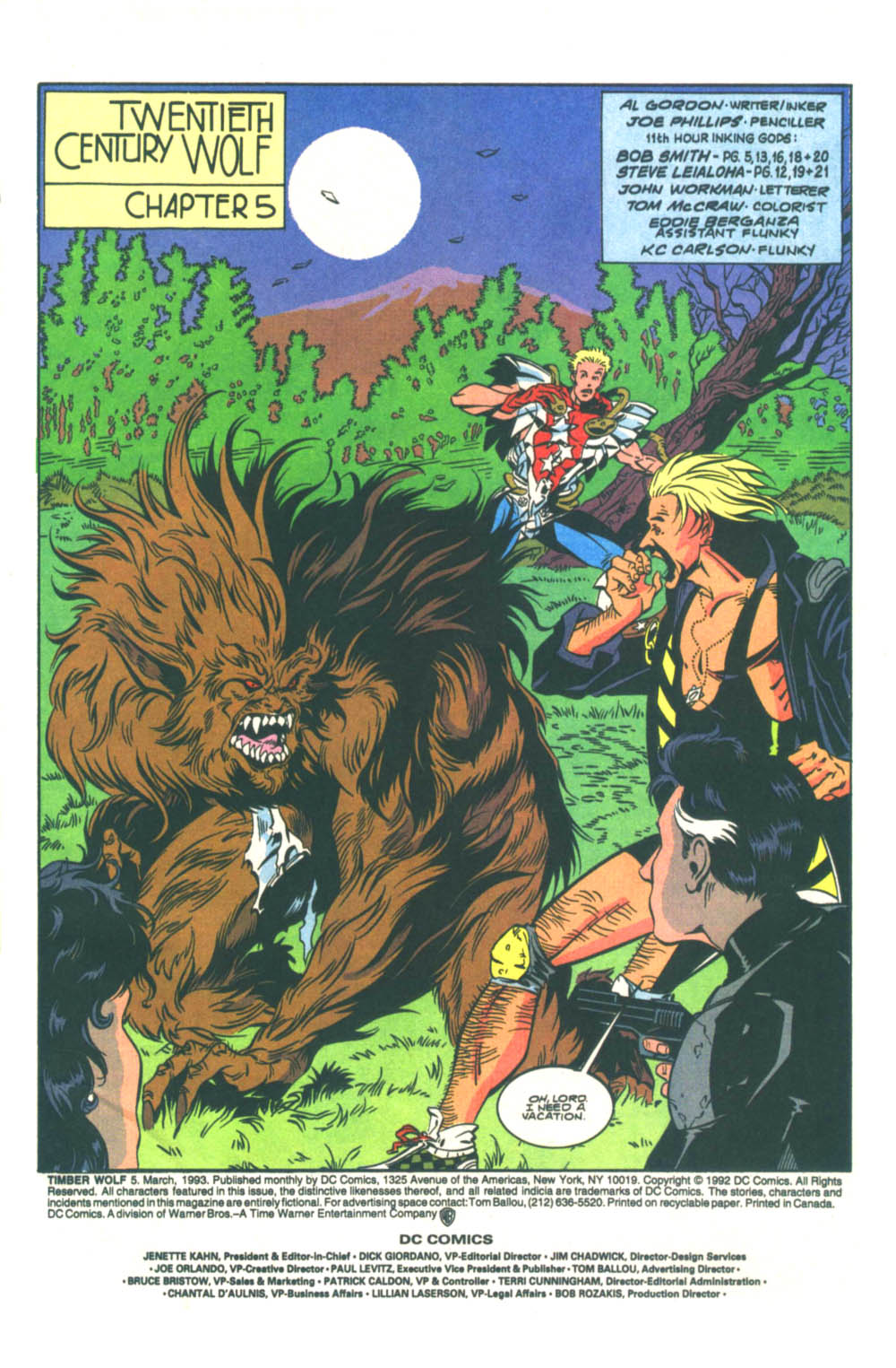 Read online Timber Wolf comic -  Issue #5 - 2