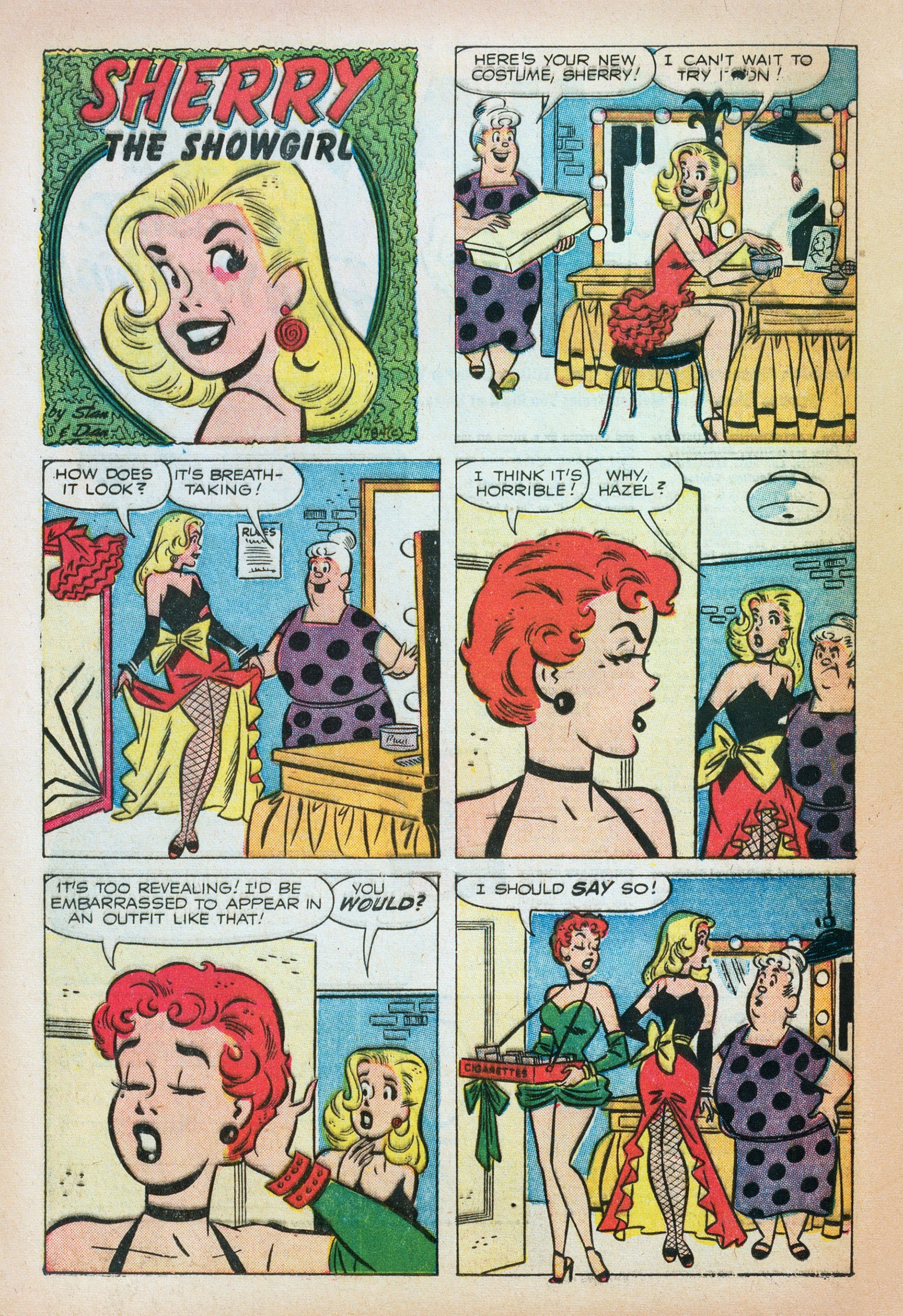 Read online Sherry the Showgirl (1956) comic -  Issue #1 - 16