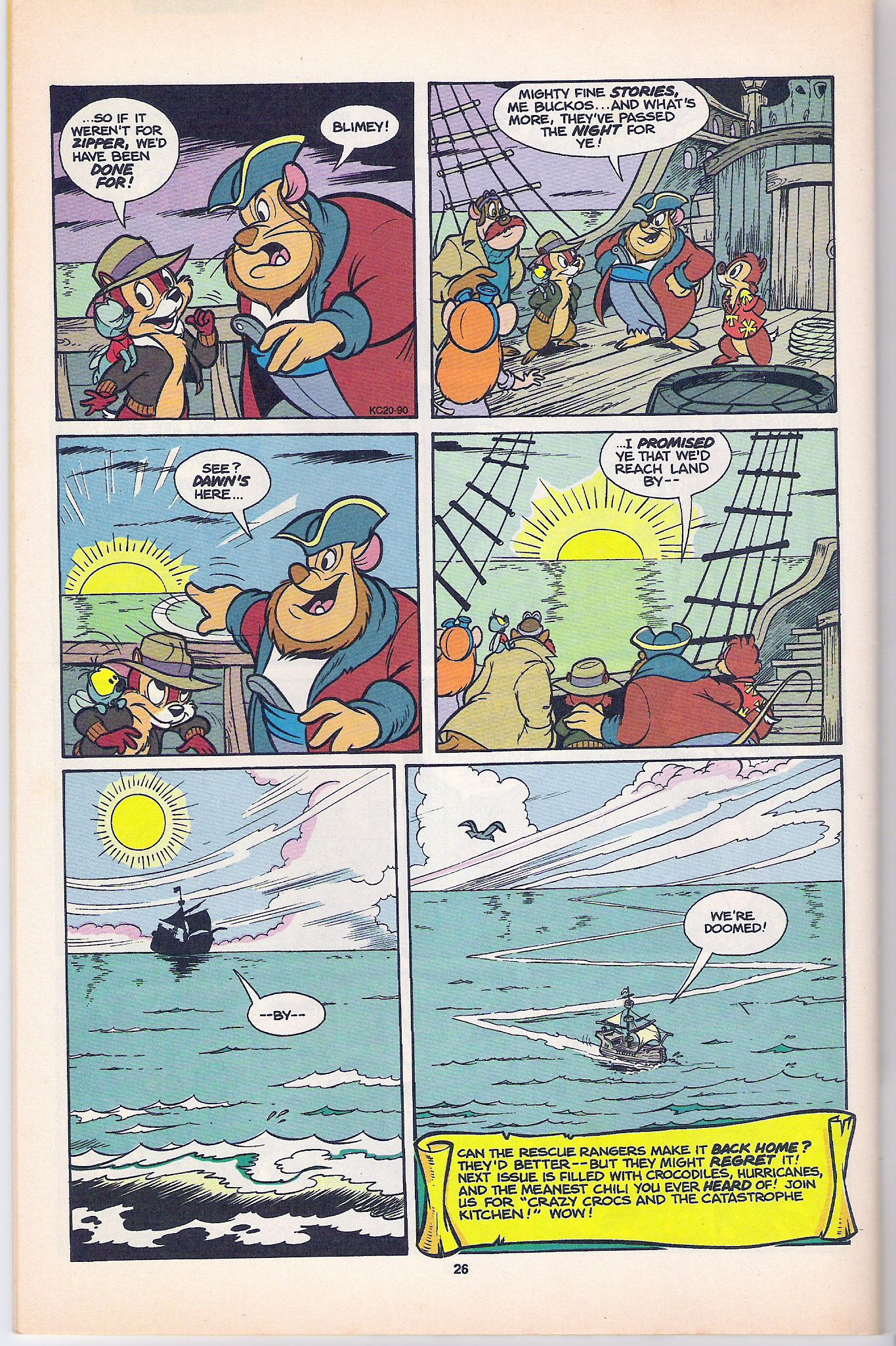 Read online Disney's Chip 'N Dale Rescue Rangers comic -  Issue #7 - 32