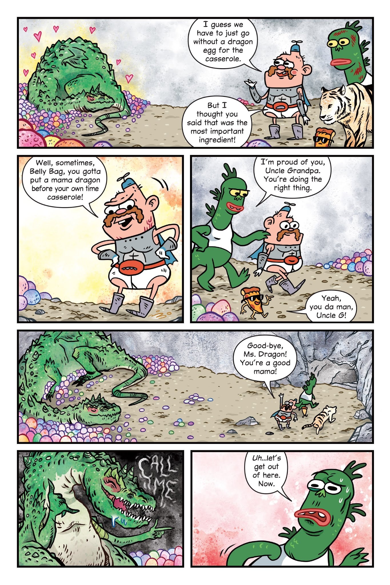 Read online Uncle Grandpa and the Time Casserole comic -  Issue # TPB - 127