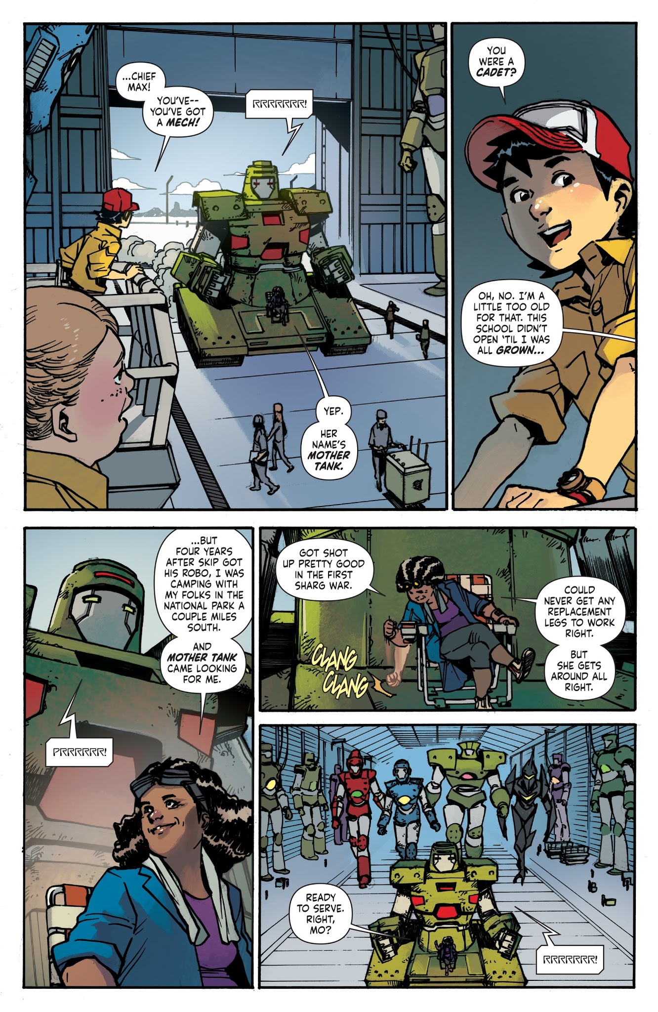 Read online Mech Cadet Yu comic -  Issue #5 - 9