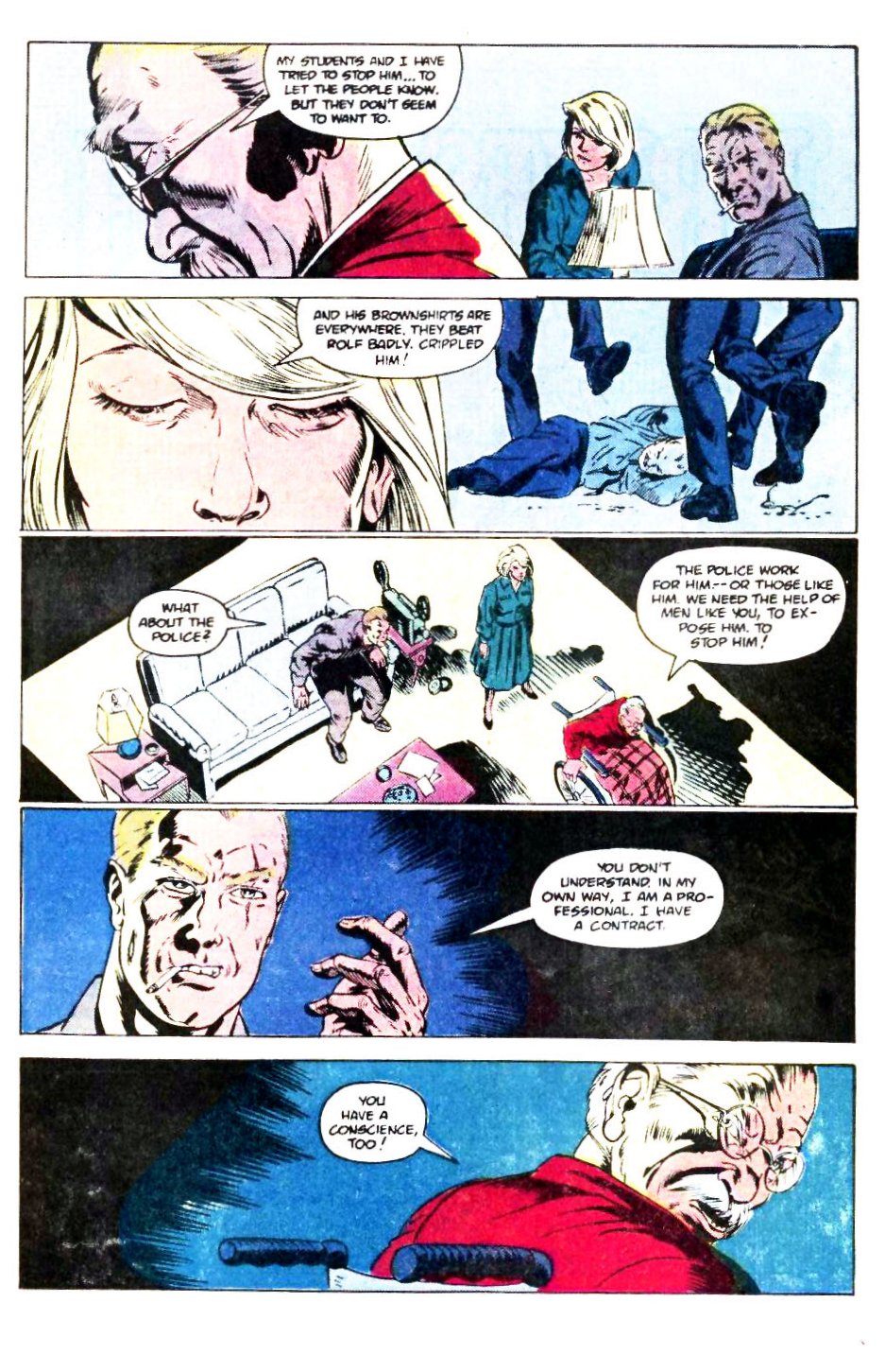 Read online Mark Hazzard: Merc comic -  Issue #6 - 9