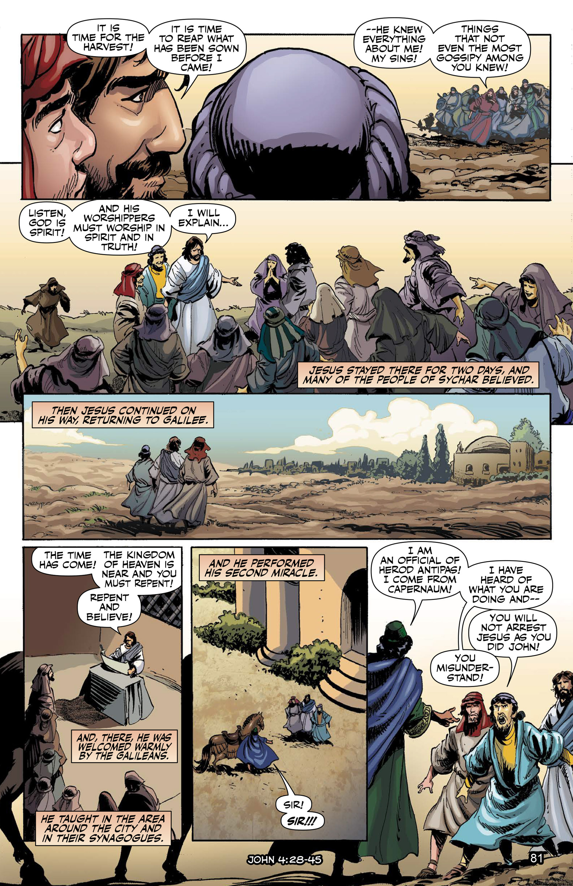 Read online The Kingstone Bible comic -  Issue #9 - 85