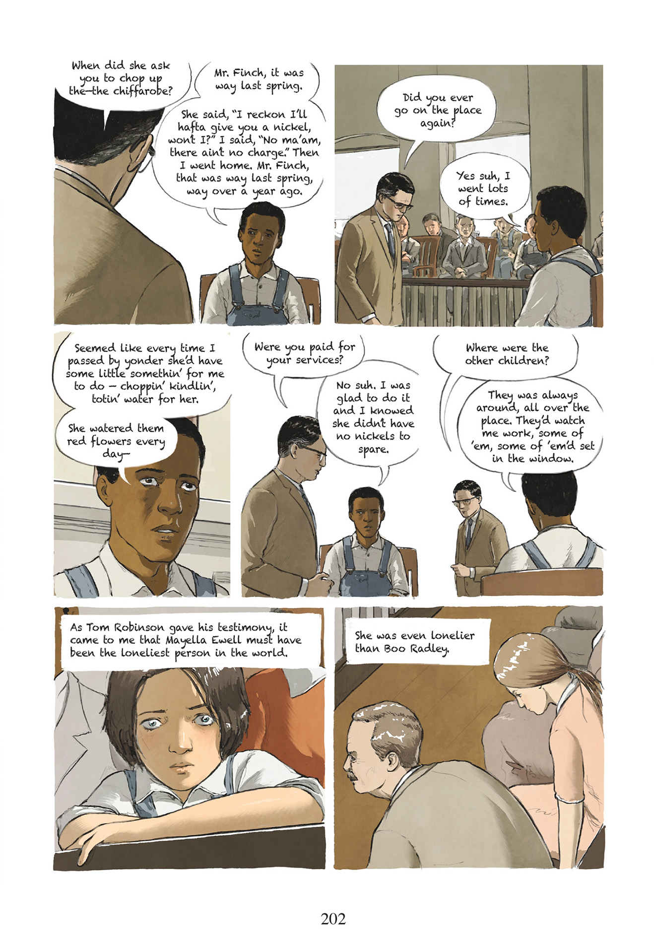 Read online To Kill a Mockingbird: A Graphic Novel comic -  Issue # TPB (Part 3) - 16