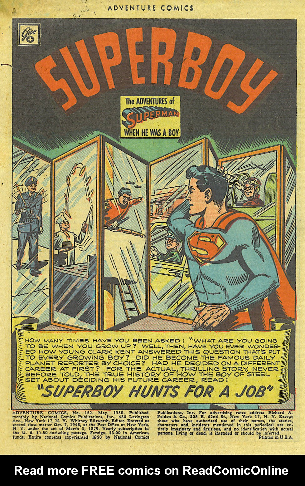 Read online Adventure Comics (1938) comic -  Issue #152 - 3