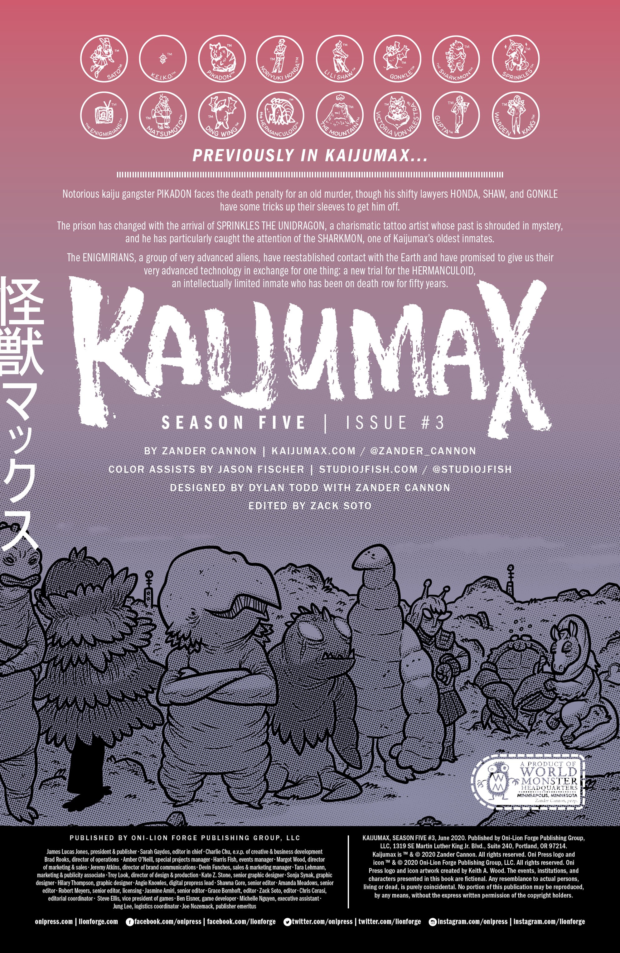 Read online Kaijumax Season 5 comic -  Issue #3 - 2