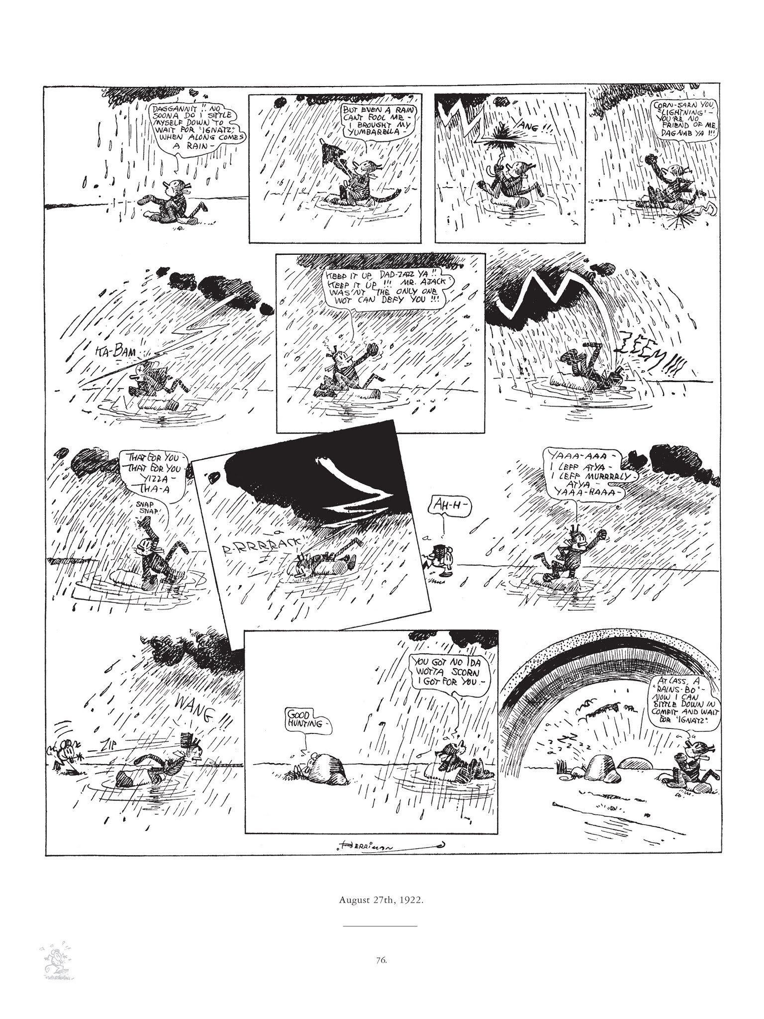 Read online Krazy & Ignatz comic -  Issue # TPB 3 - 76